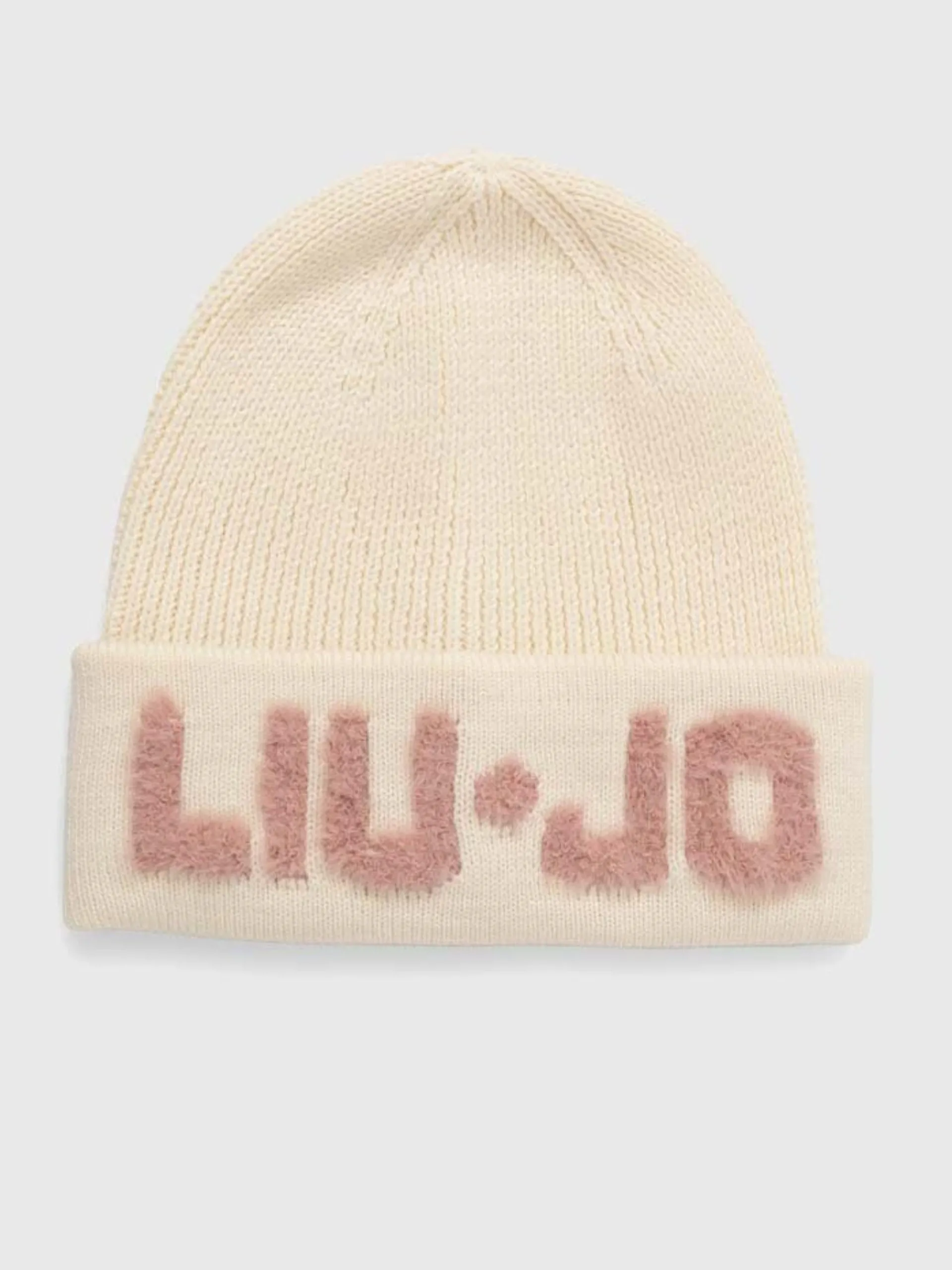 LIU JO MILANO Cappelli*Cappello Liu jo bianco da donna con logo rosa 2F4053M03001