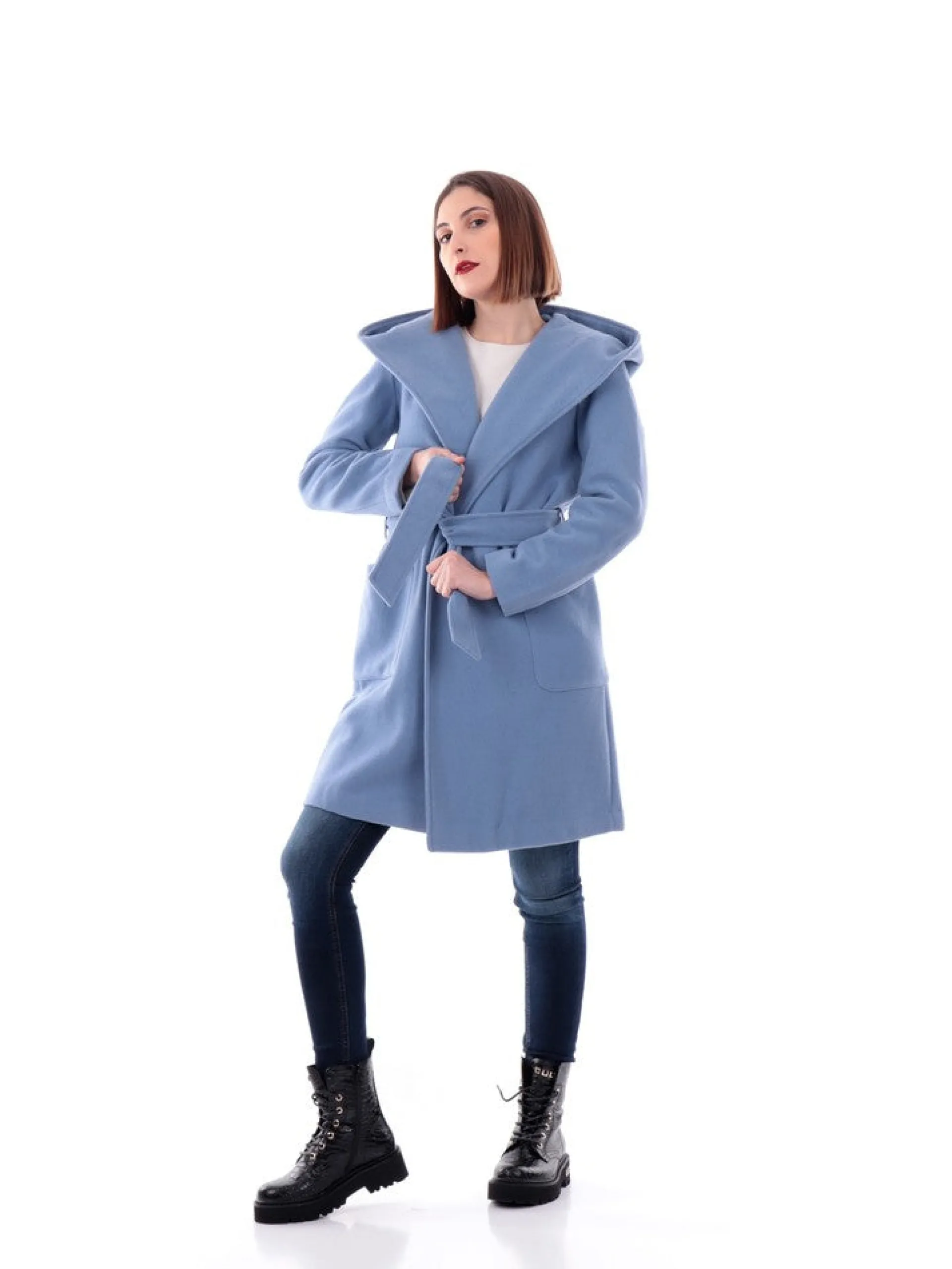 ANIS Cappotti*Cappotto azzurro da donna 2171601
