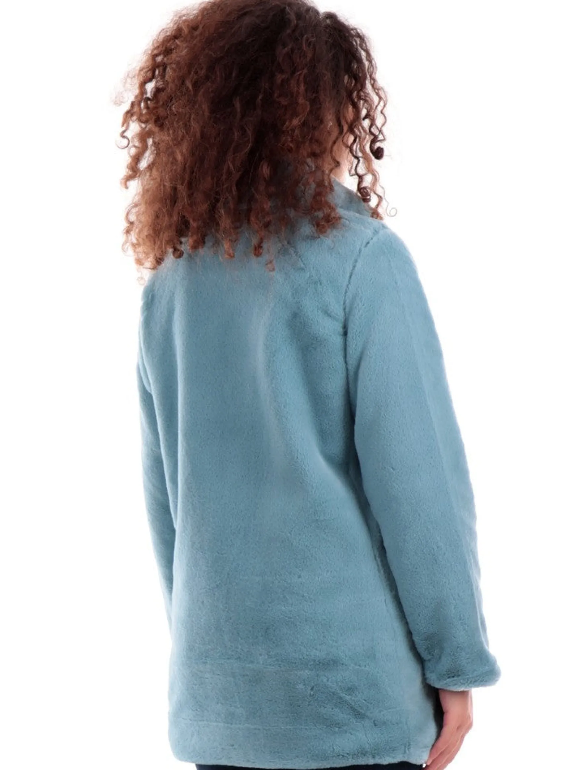 MOLLYBRACKEN Cappotti*Cappotto Molly Bracken celeste da donna Woven HA070BH