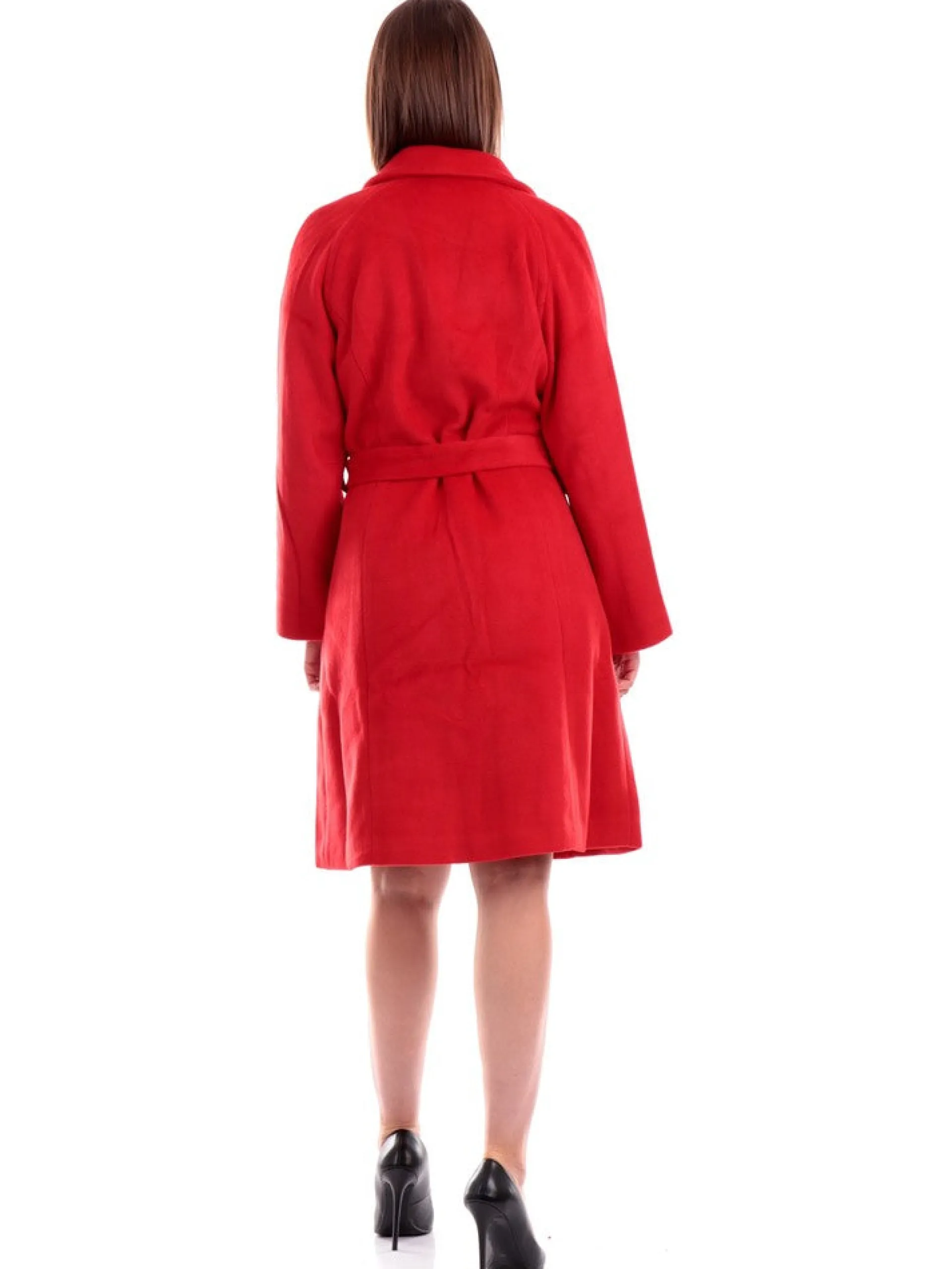 MOLLYBRACKEN Cappotti*Cappotto Molly Bracken rosso da donna Woven Coat PV49AH