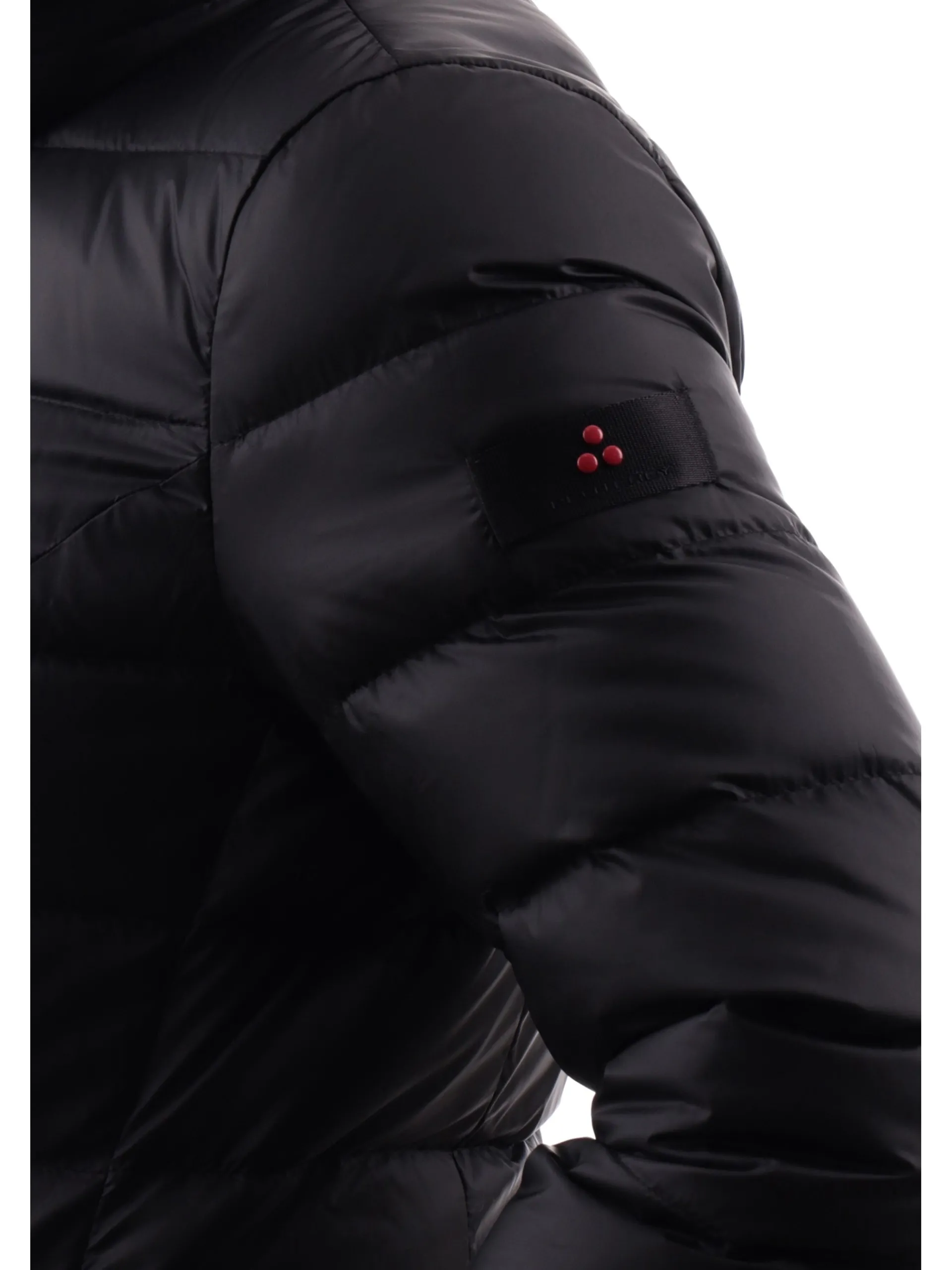 PEUTEREY Giubbini*Cappotto nero trapuntato da donna Sobchack MQS 511201181903
