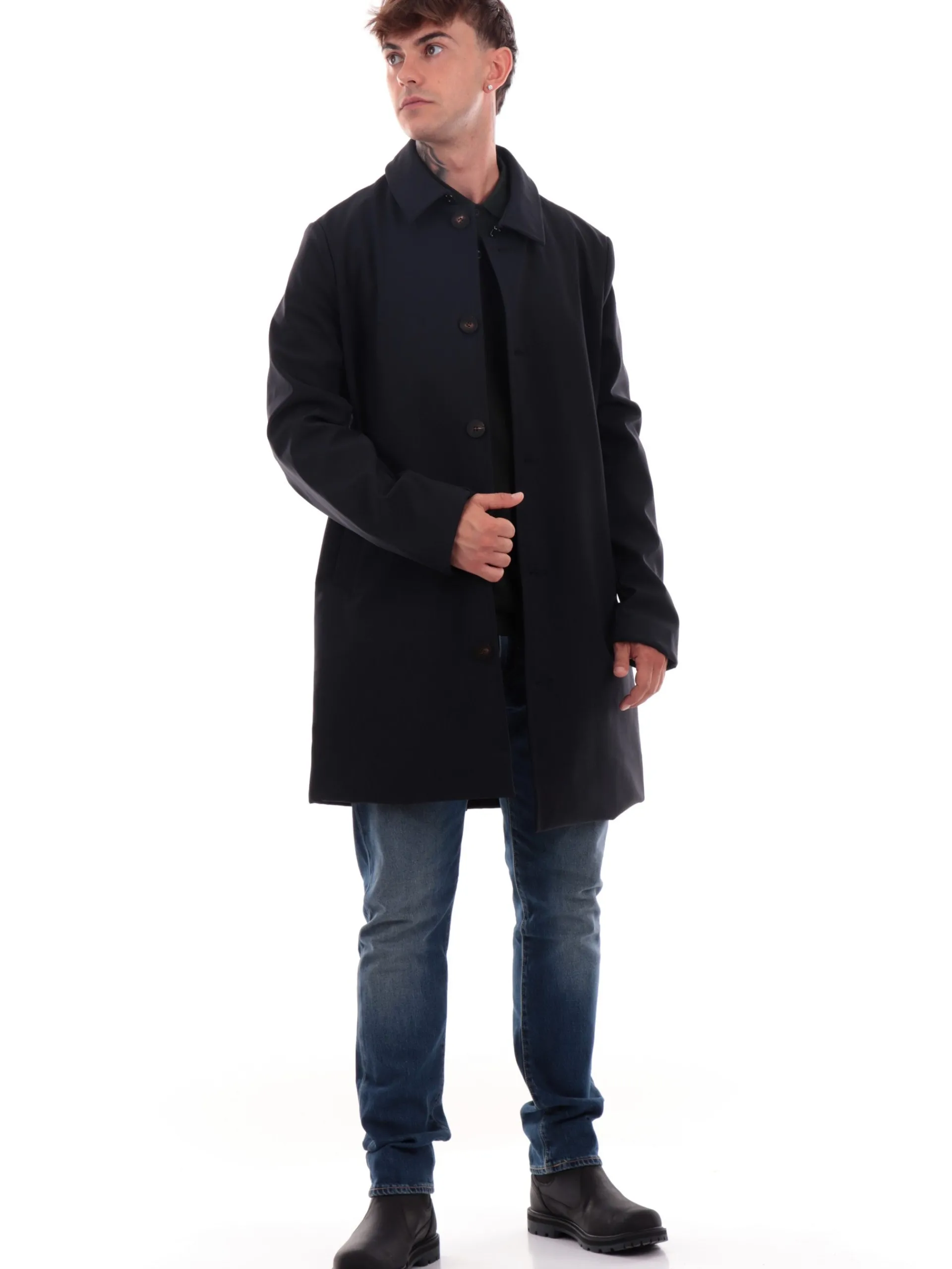 RRD Giubbotti*Cappotto blu black da uomo Winter Thermo W24043