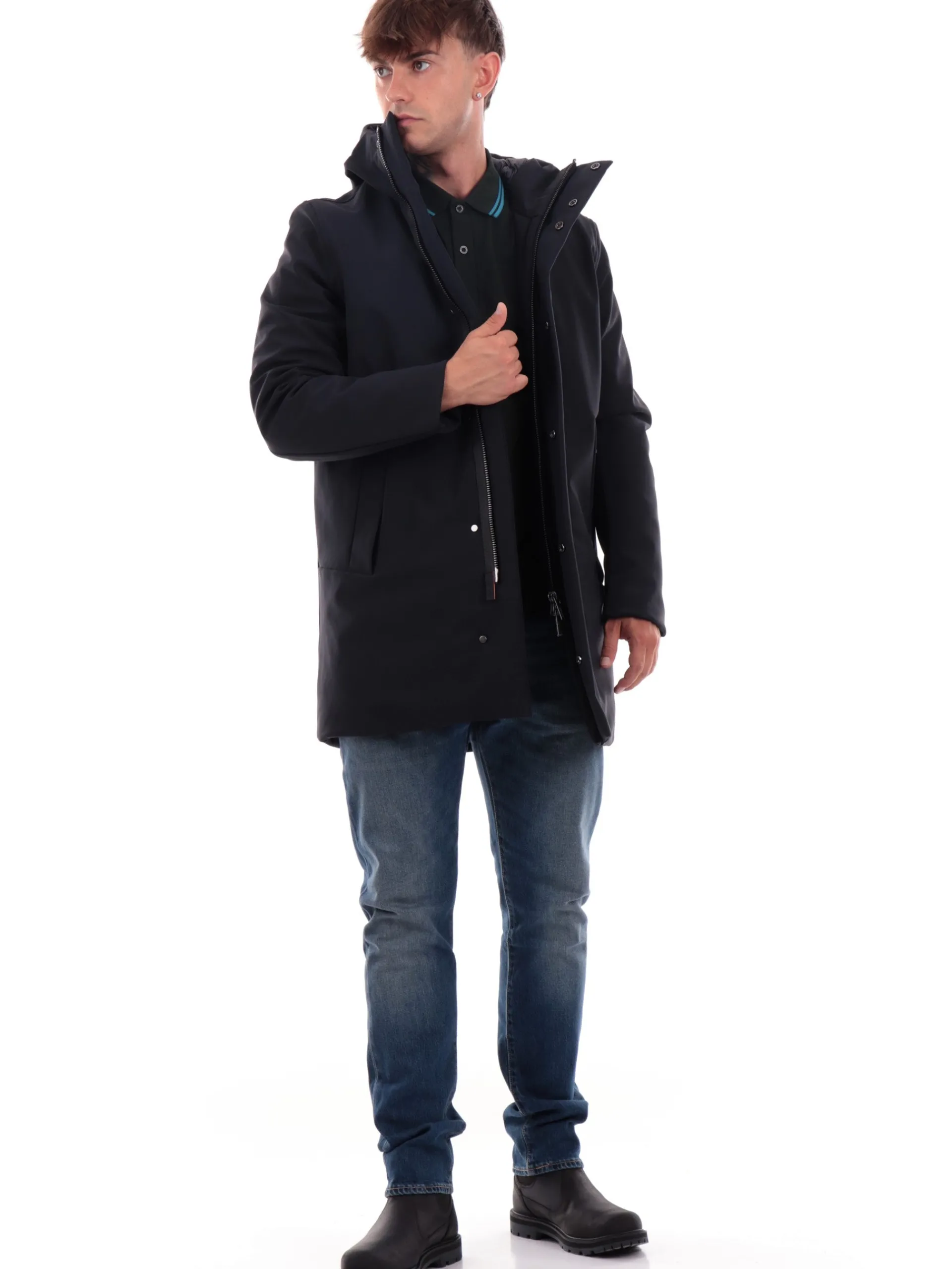 RRD Giubbotti*Cappotto blu black da uomo Winter Eskimo W24002