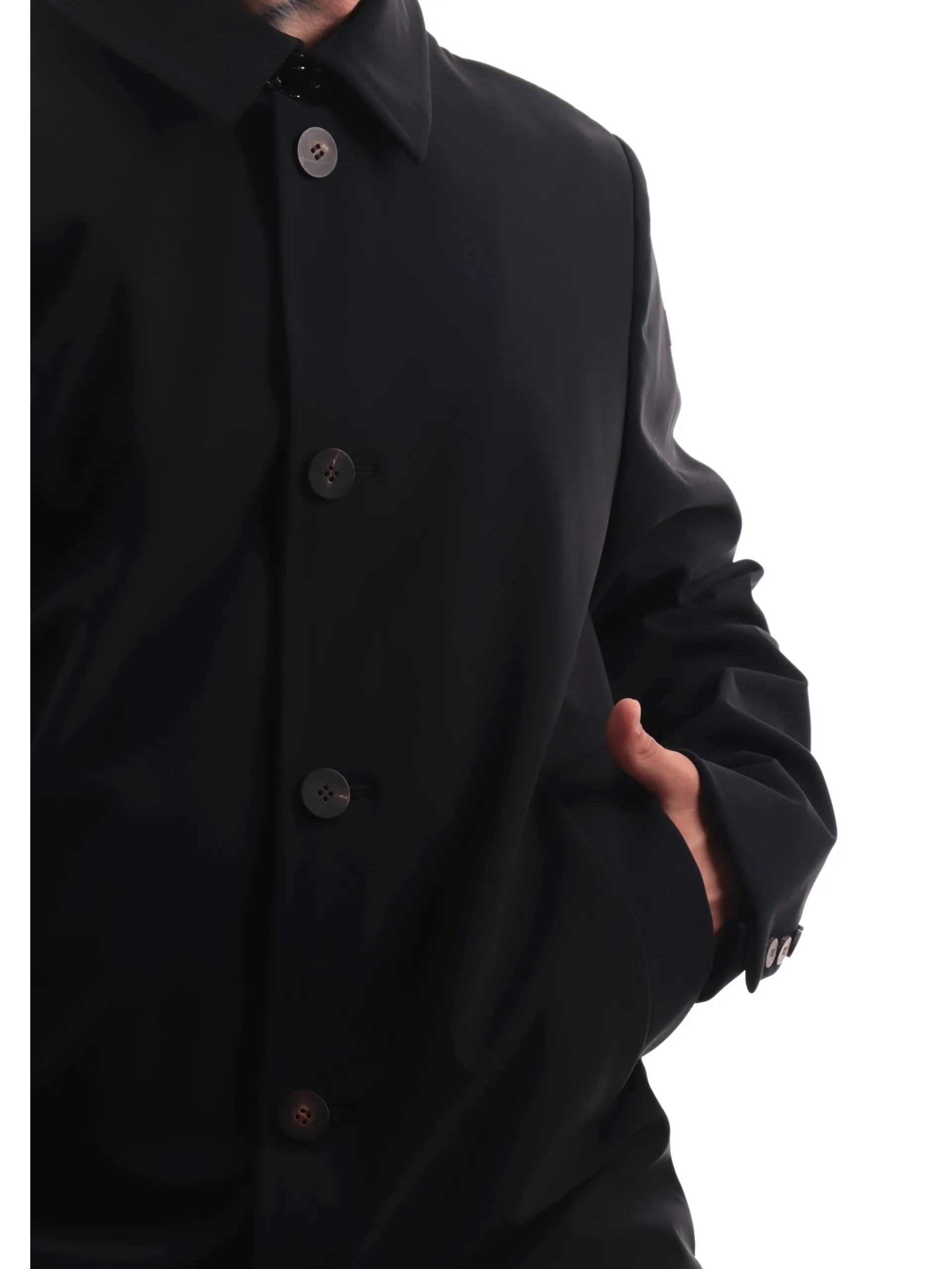 RRD Giubbotti*Cappotto nero da uomo Winter Thermo W24043