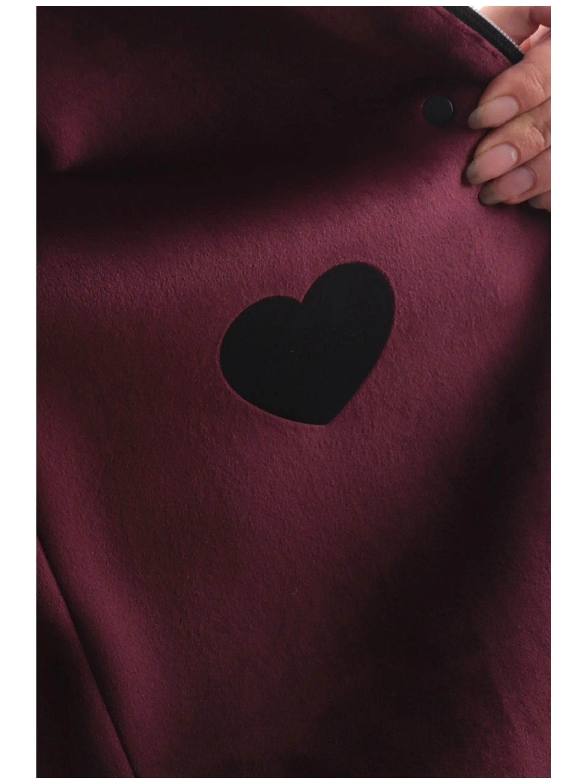 RRD Giubbotti*Cappotto Velvet Neo Parka Wom bordeaux da donna in velluto W24539