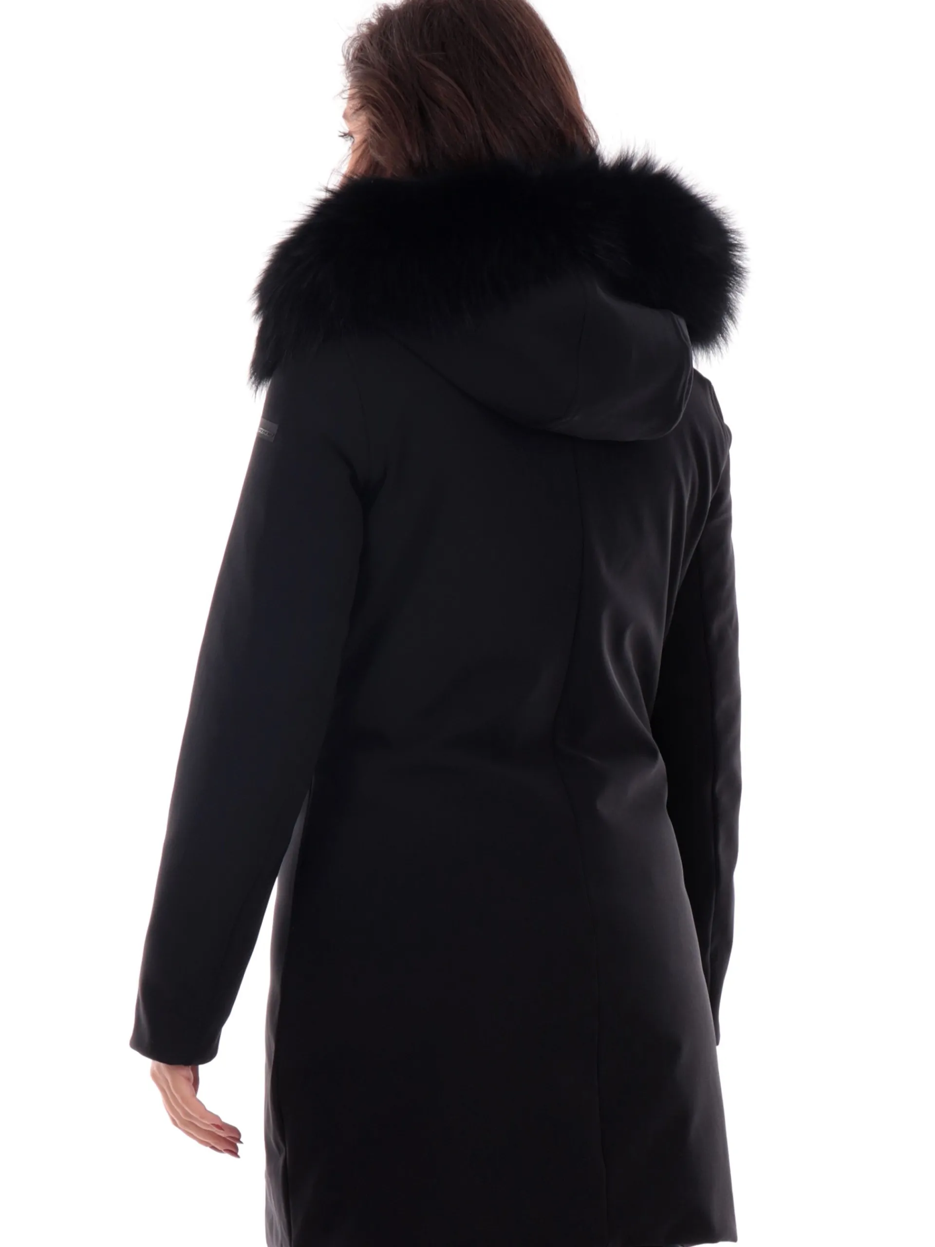 RRD Giubbotti*Cappotto Winter Long Fur Wom nero da donna W24502FT