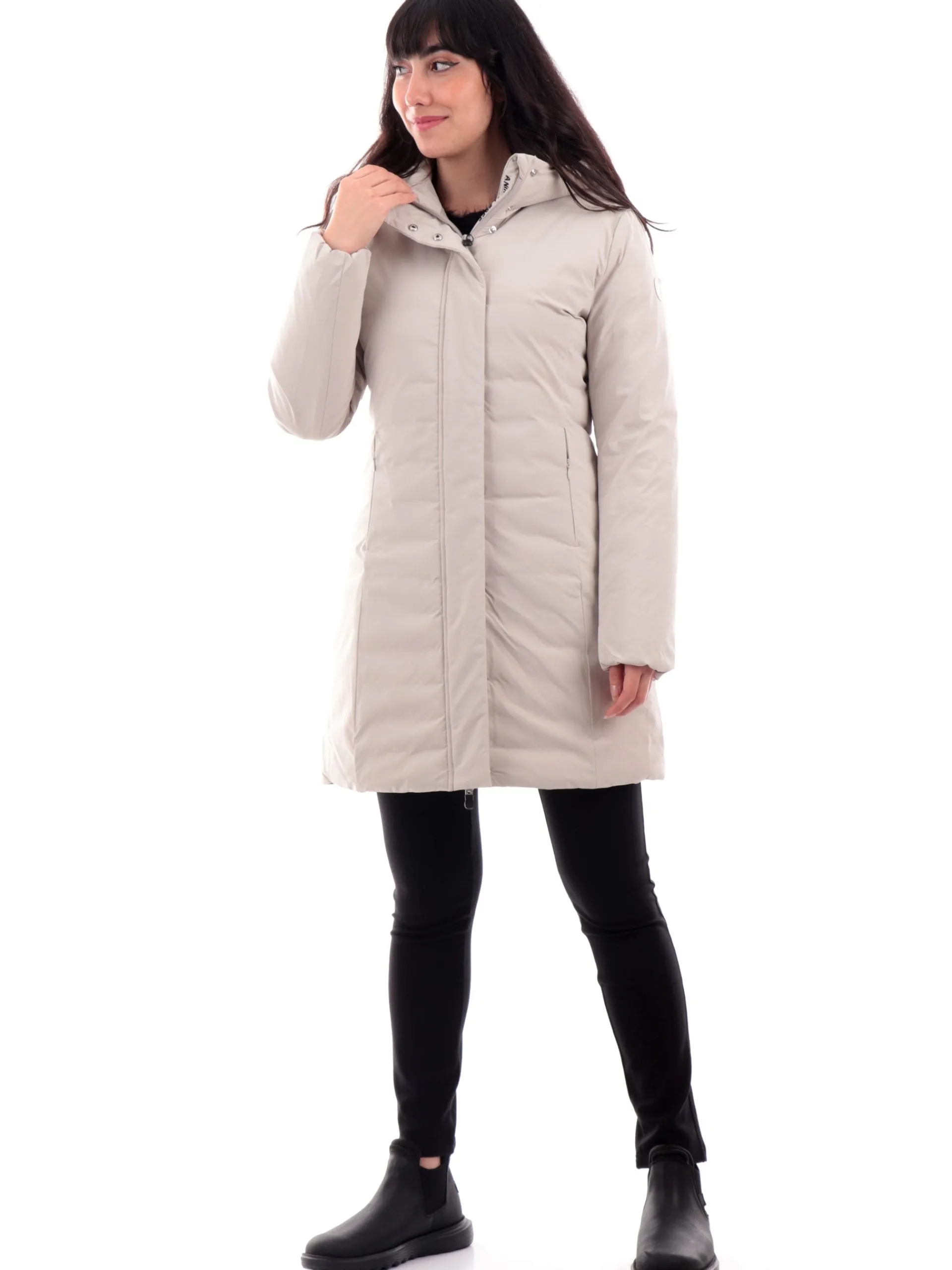 SAVE THE DUCK Giubbotti*Cappotto Leyla beige da donna tecnico D45430WMATT19