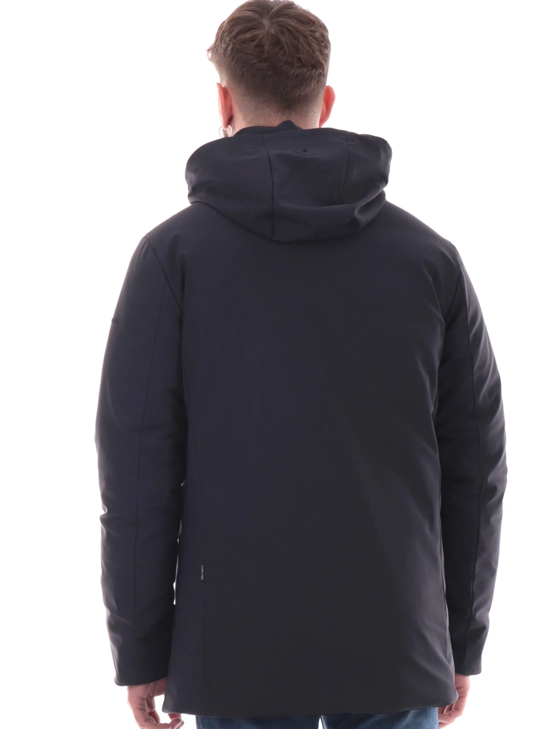 SAVE THE DUCK Giubbotti*Cappotto Pteris blu da uomo tessuto tecnico D41370MLEXY19