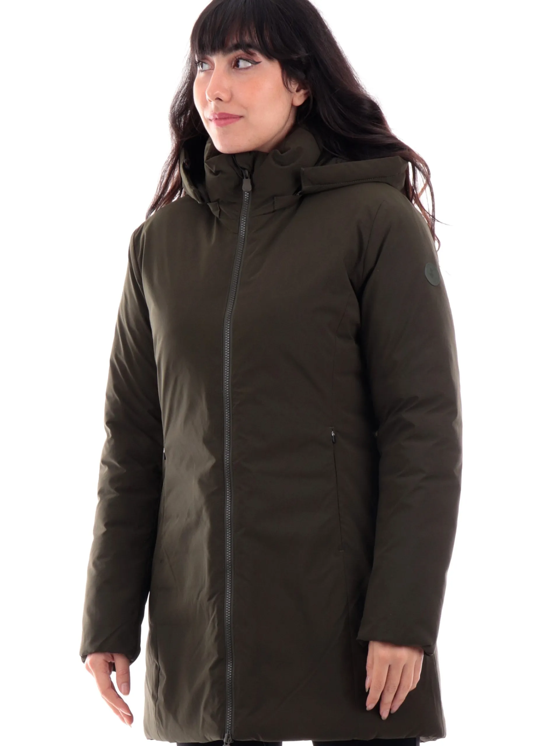 SAVE THE DUCK Giubbotti*Cappotto Rachel verde da donna tecnico D40060WMATT19