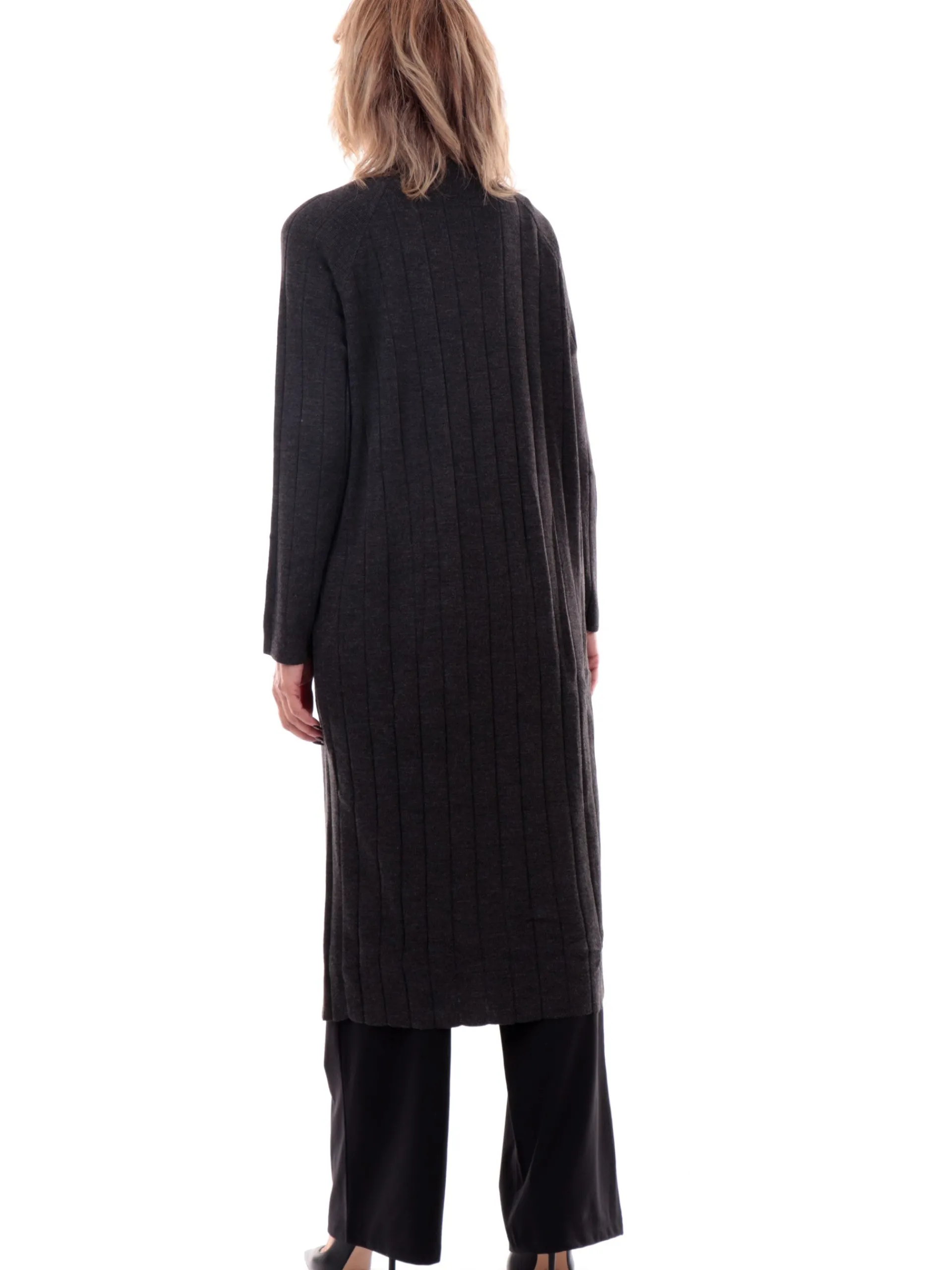 ONLY Maglie*Cardigan aperto grigio da donna a righe 15330264