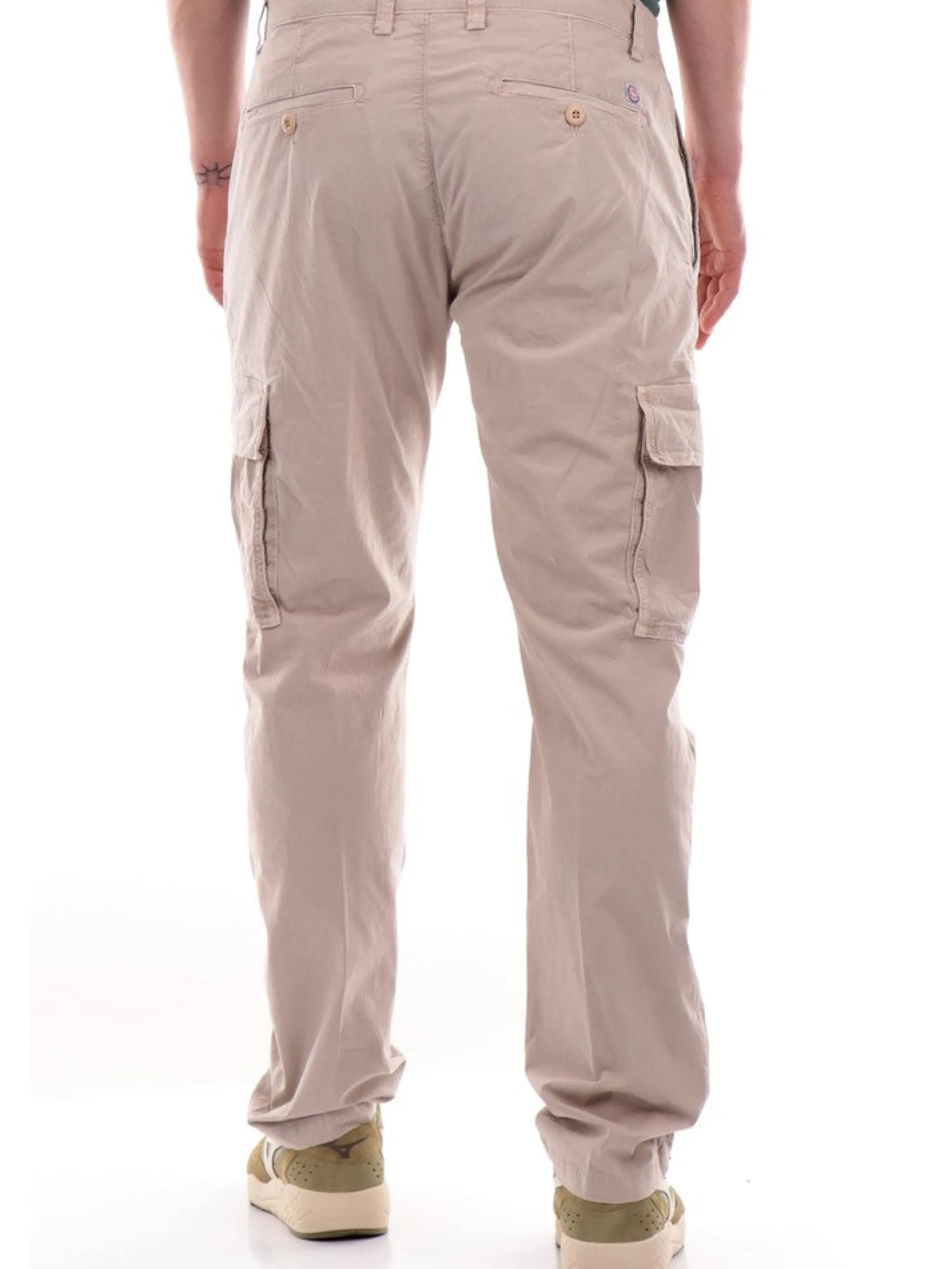 MODFITTERS Pantaloni*Cargo grigi da uomo Galway Popeline GALWAYPOP