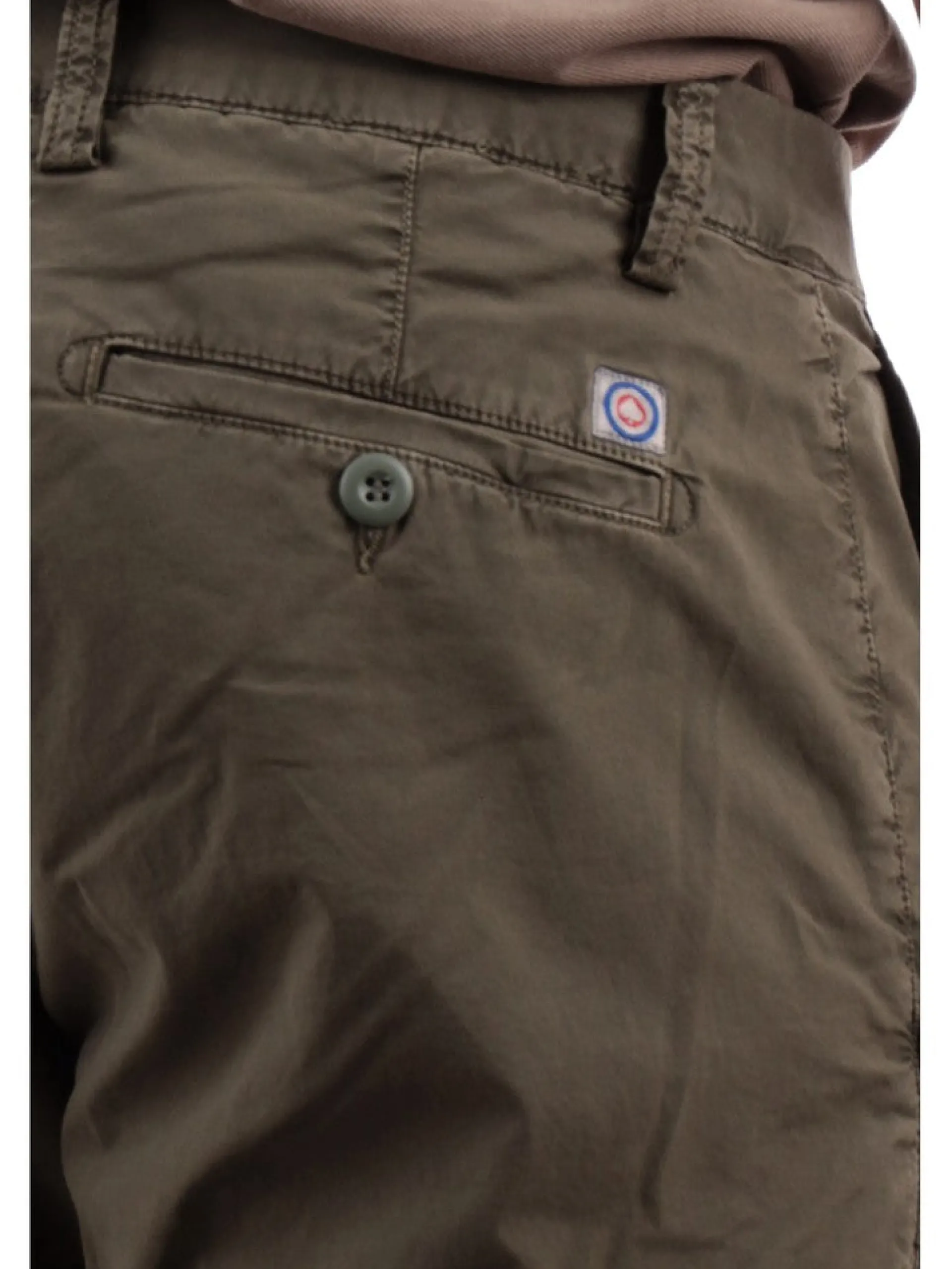 MODFITTERS Pantaloni*Cargo verdi da uomo Galway Popeline GALWAYPOP