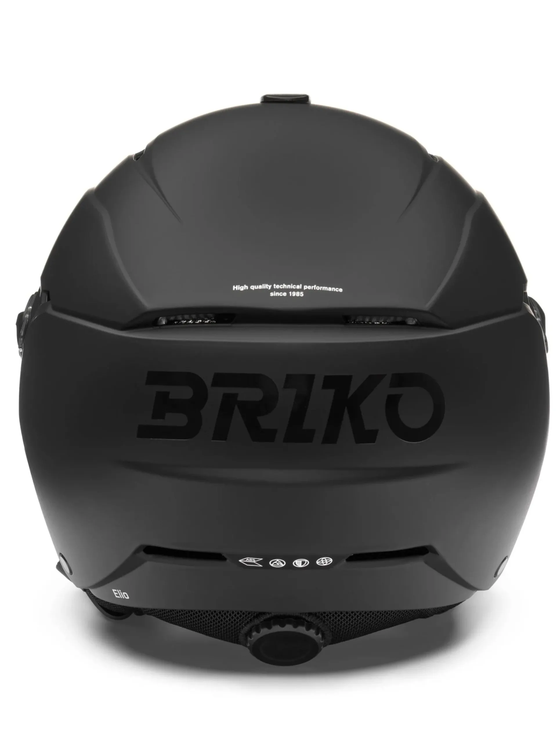 BRIKO Attrezzatura*Casco Sci Elio Visor Photo Nero con Visiera 28112WW
