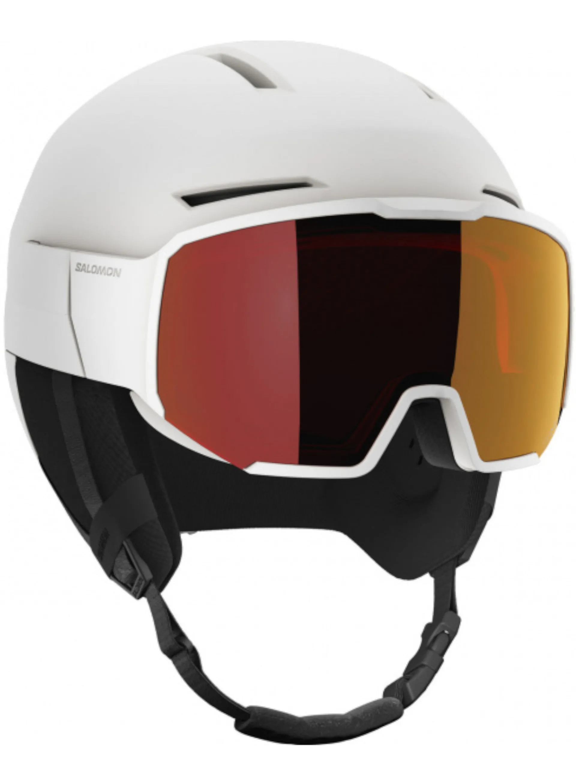 SALOMON Attrezzatura*Casco sci bianco Osmo Sigma con maschera L47617
