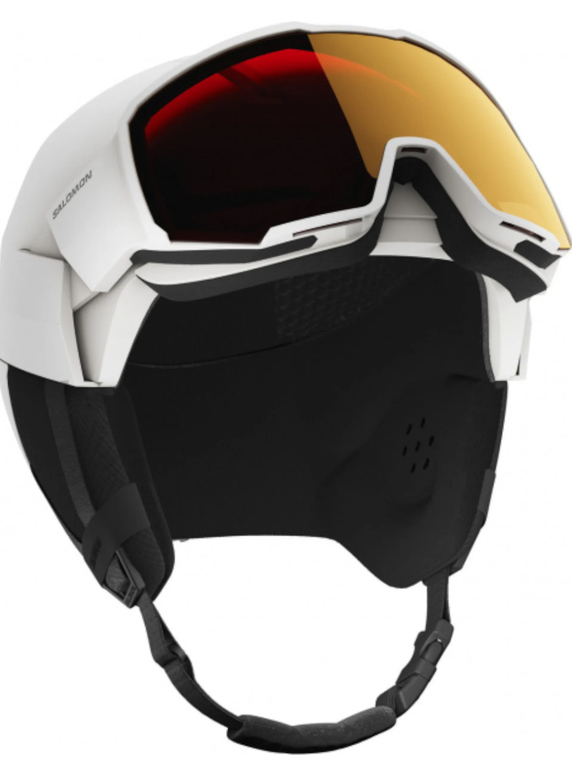 SALOMON Attrezzatura*Casco sci bianco Osmo Sigma con maschera L47617