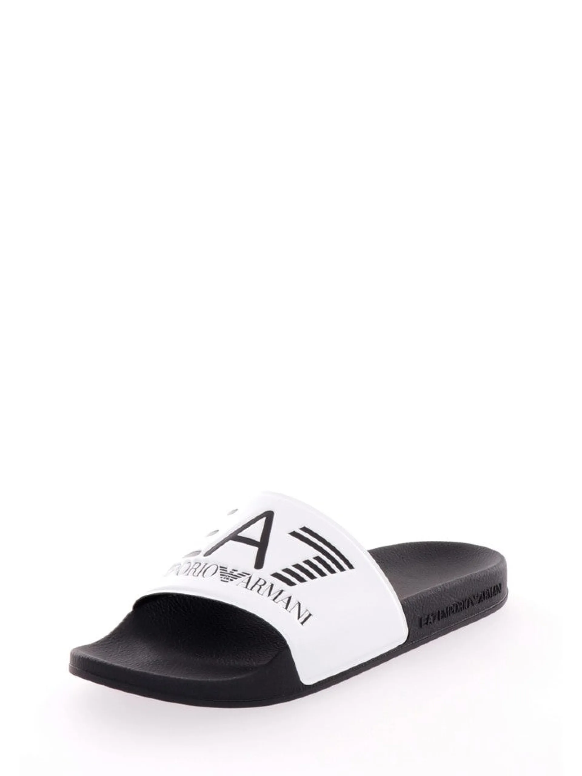 EMPORIO ARMANI 7 Ciabatte E Infradito*Ciabatte mare Emporio Armani EA7 bianche e nere da uomo XCP001XCC22