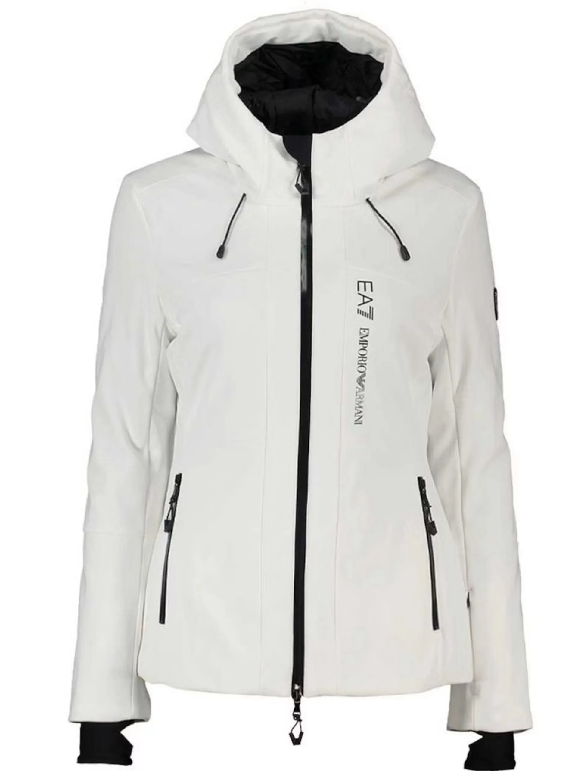 EMPORIO ARMANI 7 Abbigliamento*Completo Sci Donna EA7 Emporio Armani Bianco Tuta Neve Con Gilet Ski Set 6DTV01TN8HZ