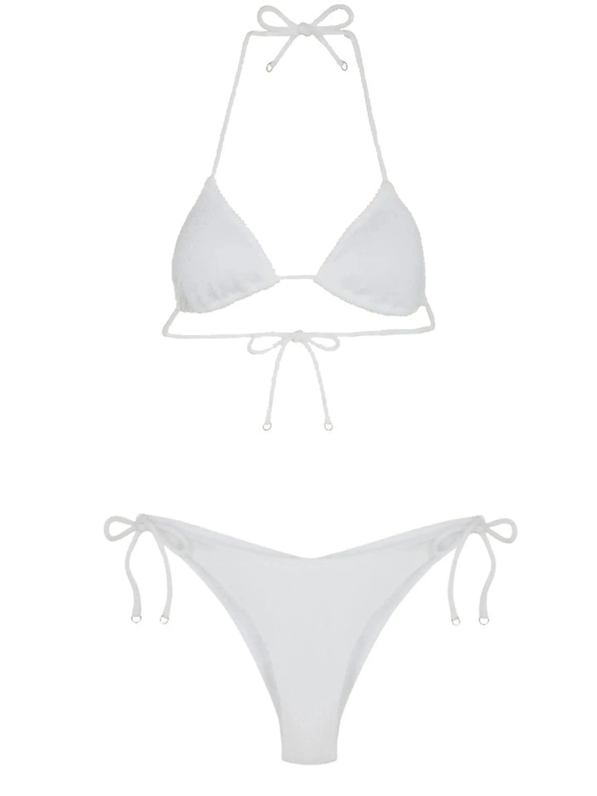 EFFEK Bikini*Costume Donna bianco a Triangolo 0900WH+0920WH