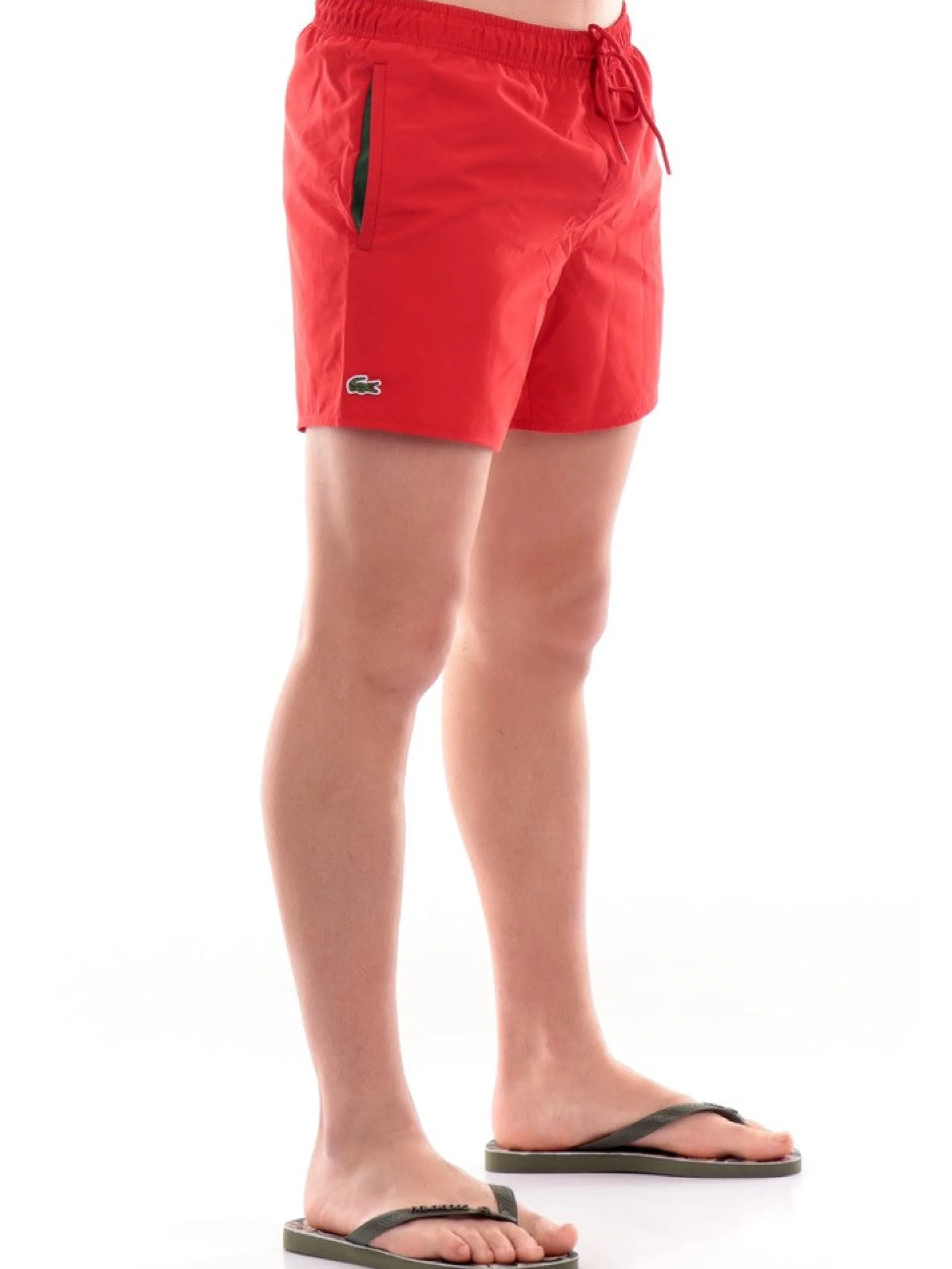 LACOSTE Boxer*Costume Rosso da Uomo MH62708UN