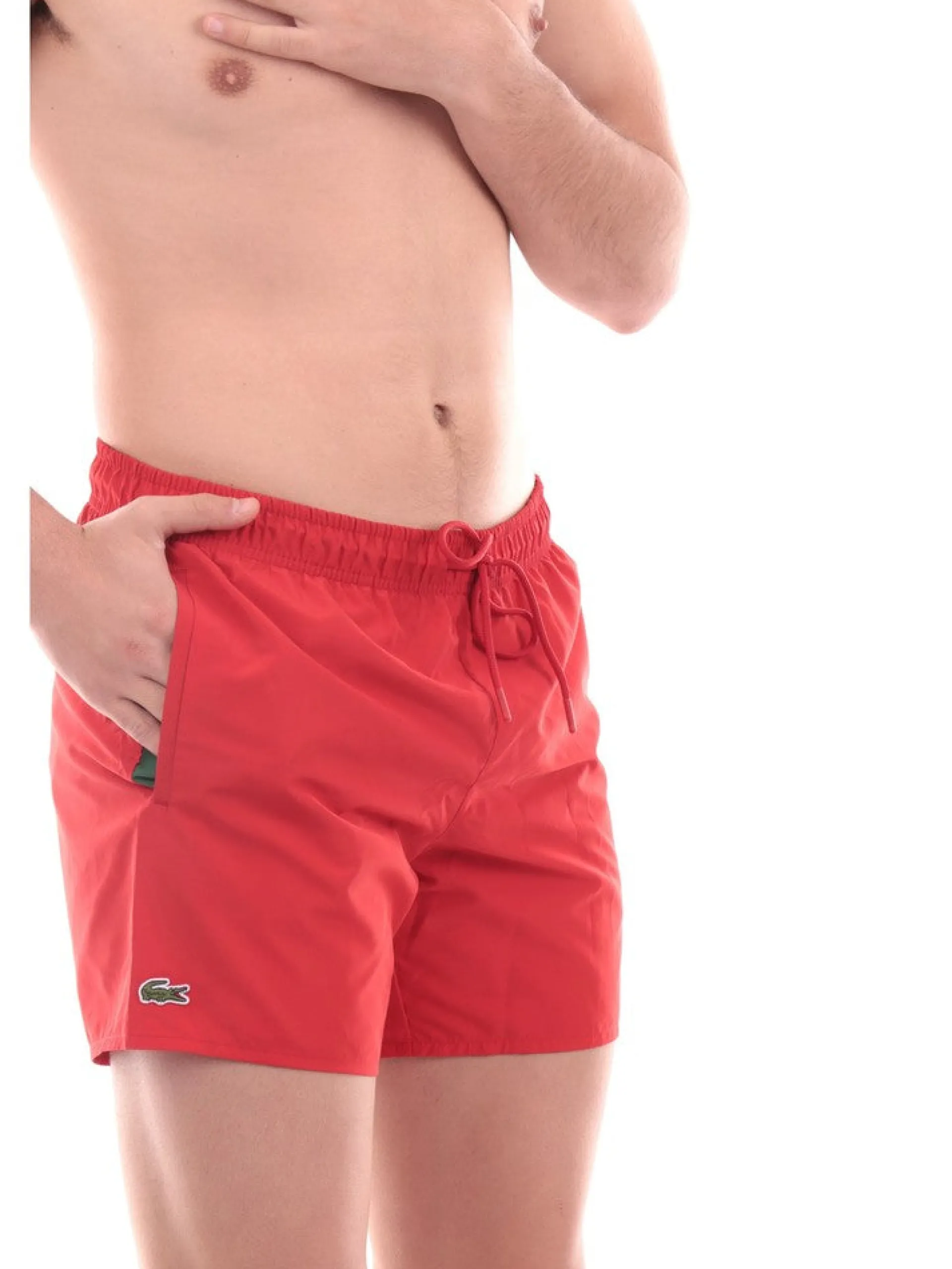LACOSTE Boxer*Costume Rosso da Uomo MH62708UN
