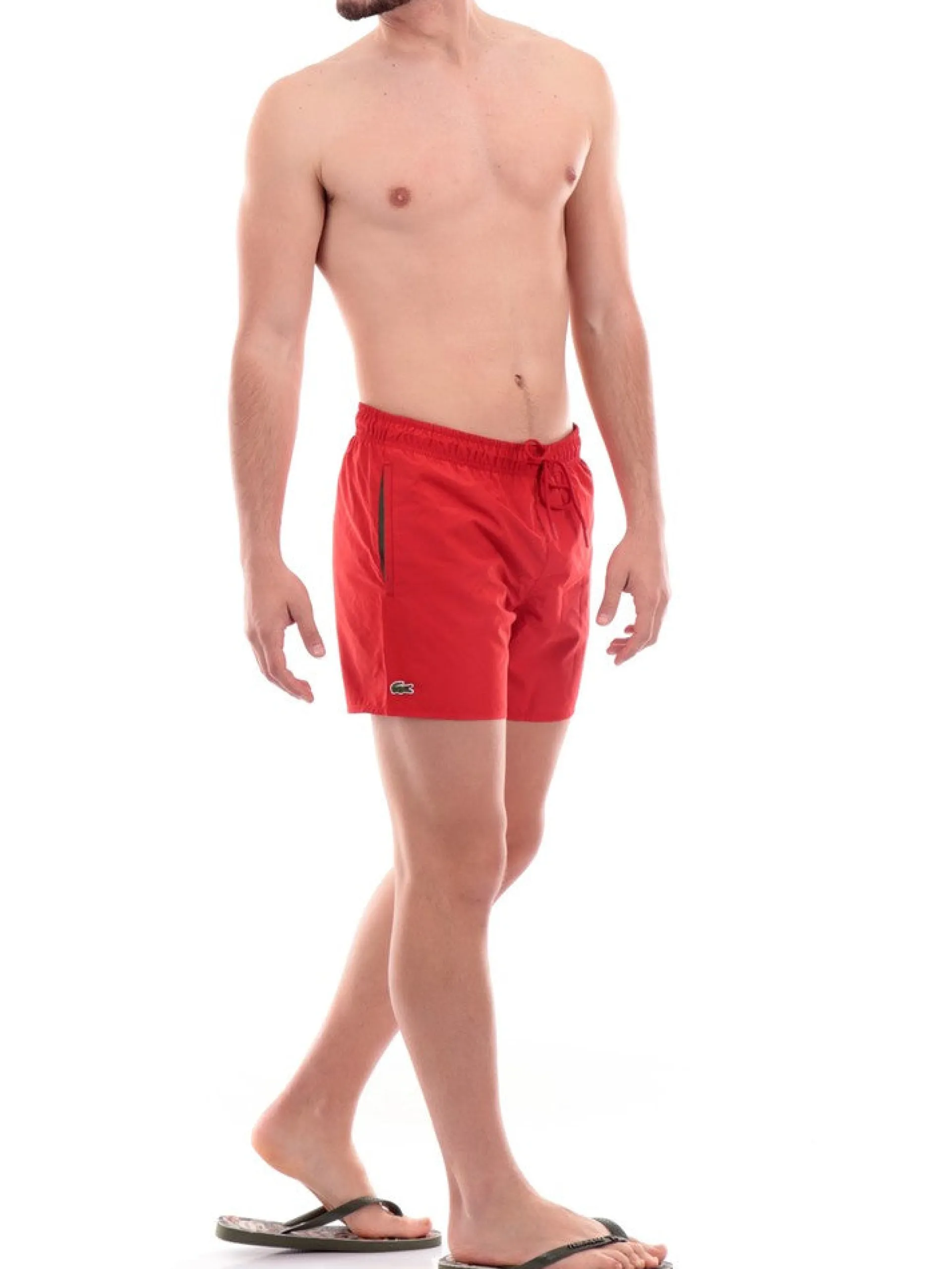 LACOSTE Boxer*Costume Rosso da Uomo MH62708UN