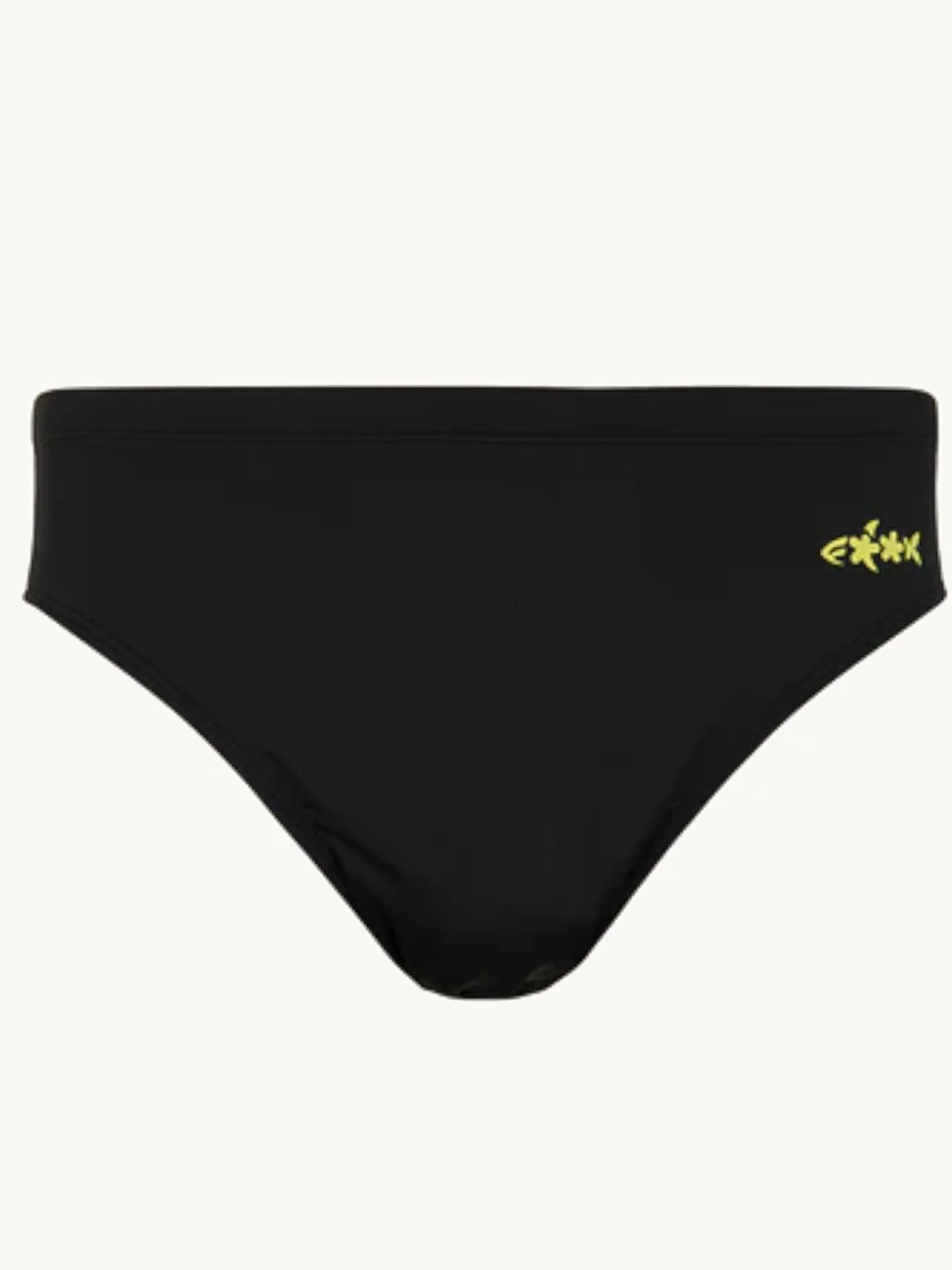 EFFEK Slip*Costume mare nero slip da uomo patch logo M01SU20