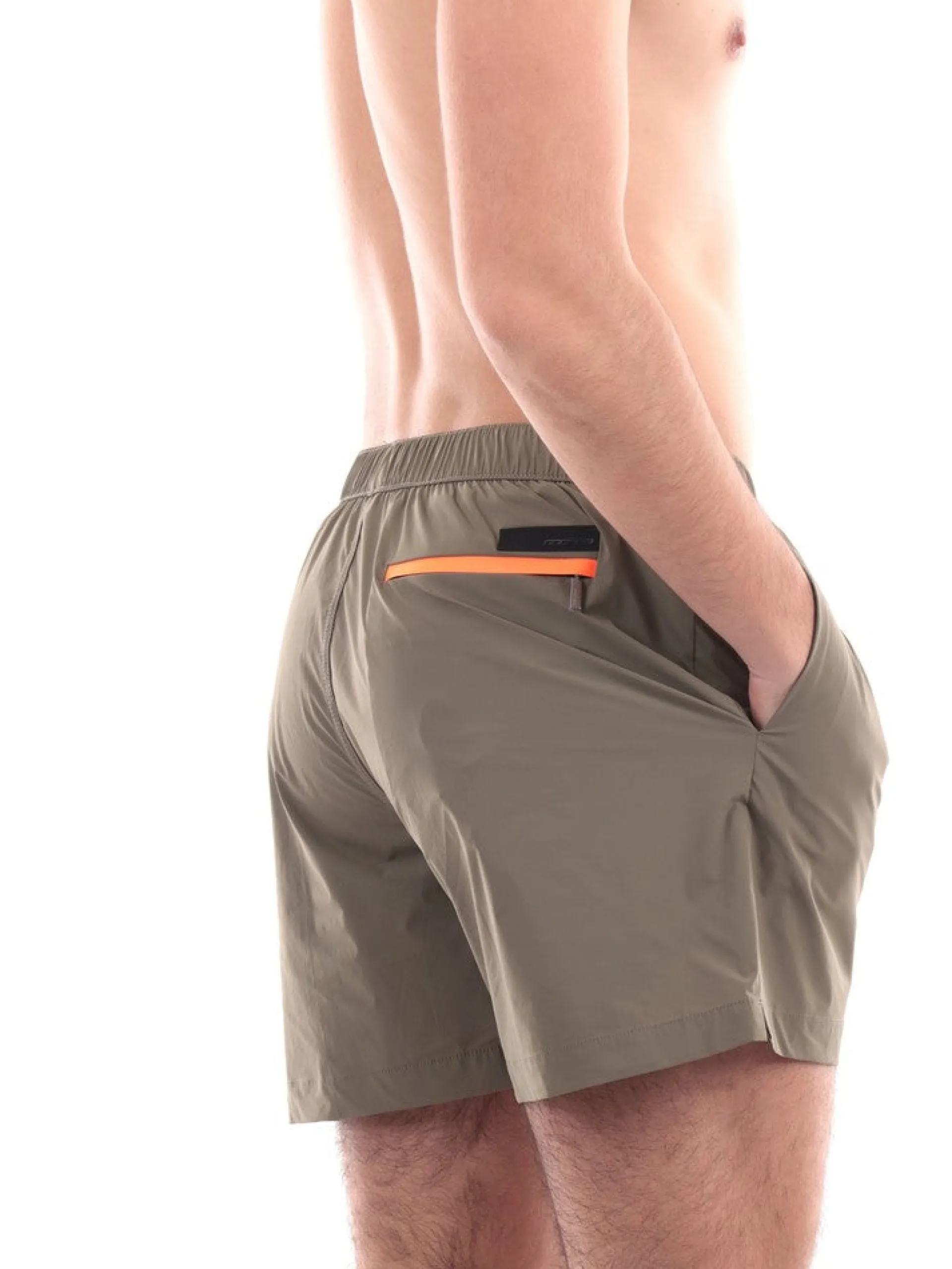 RRD Boxer*Costume mare verde militare da uomo, modello Urban Tramontana 23256