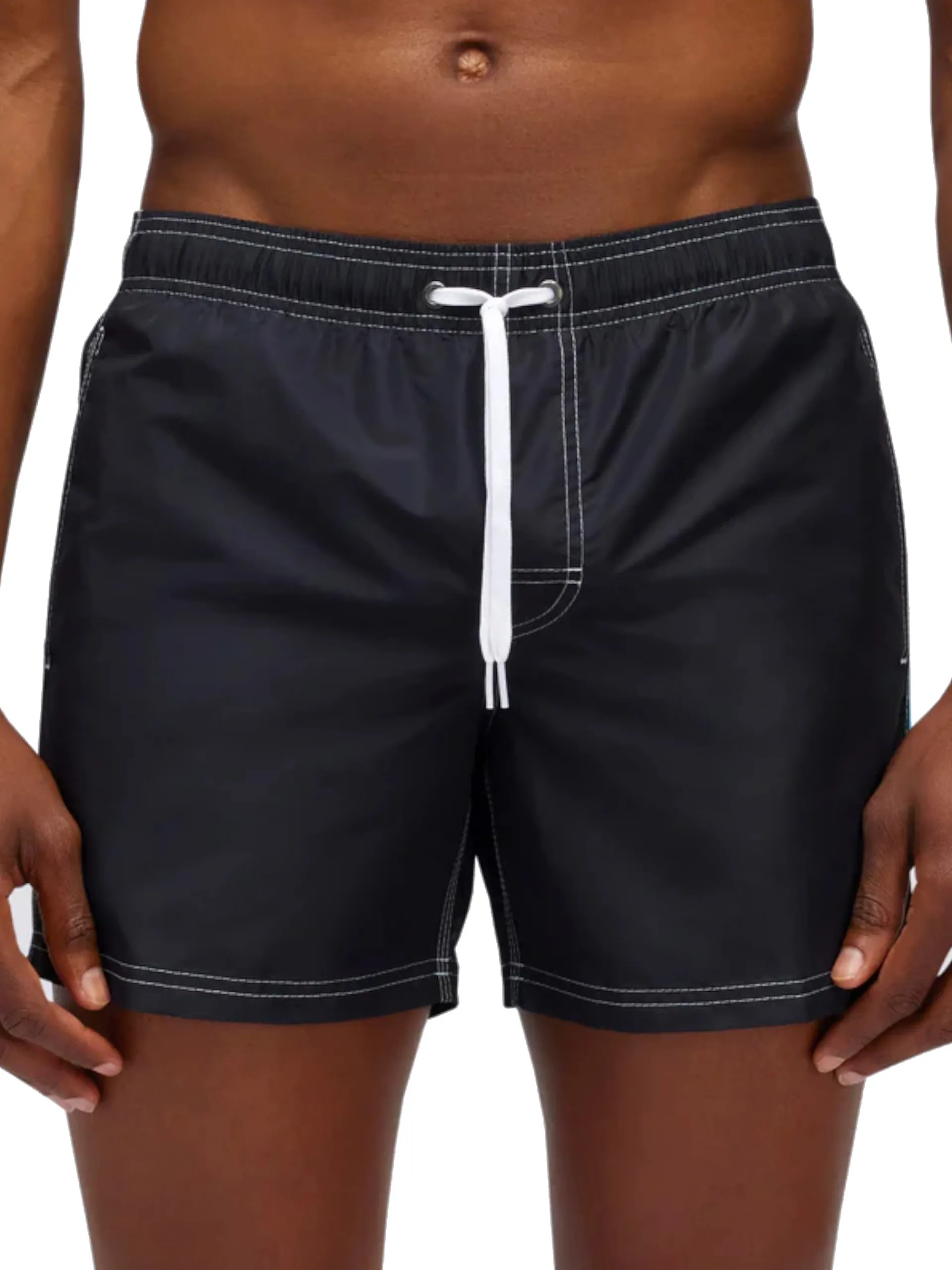 SUNDEK Boxer*Costume mare nero da uomo Boardshort M504BDTA10000