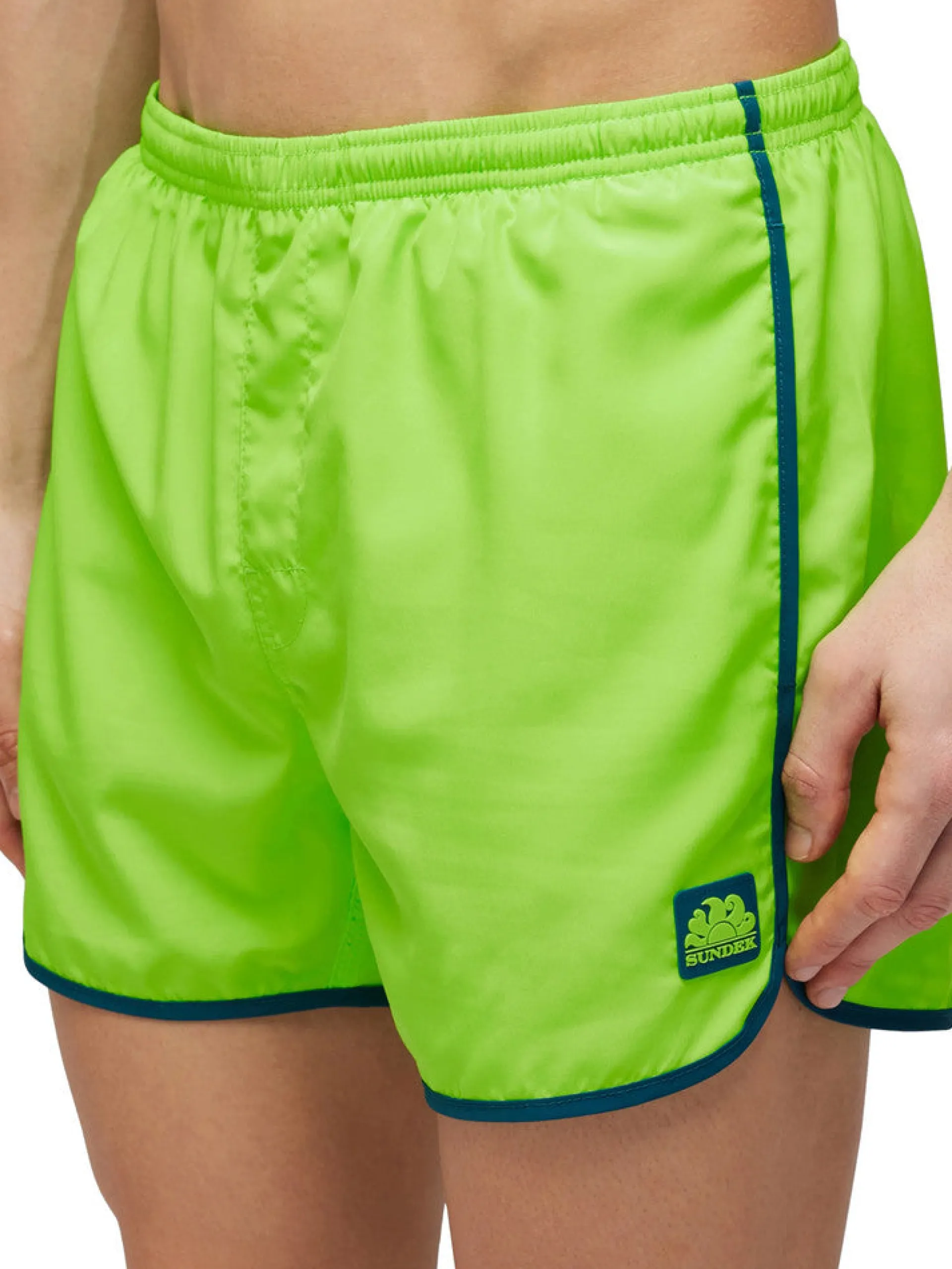 SUNDEK Boxer*Costume mare verde da uomo Boardshort M680BDP0300