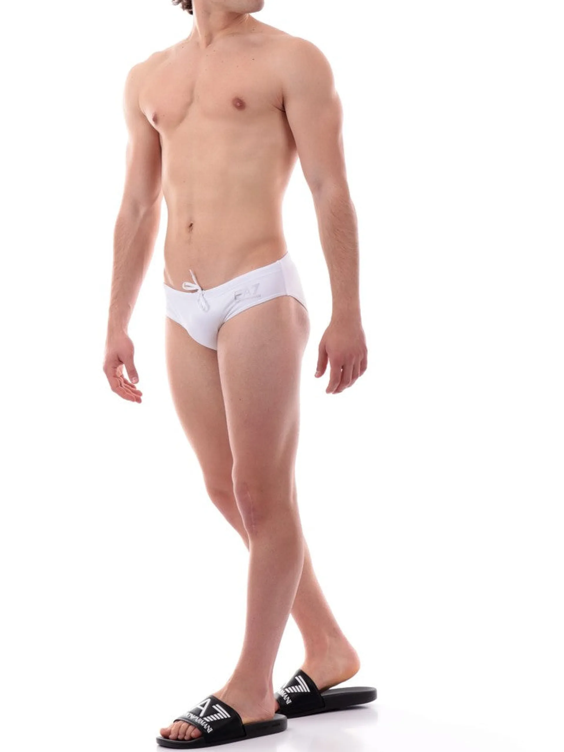 EMPORIO ARMANI 7 Slip*Costume slip EA7 bianco da uomo 901000CC704