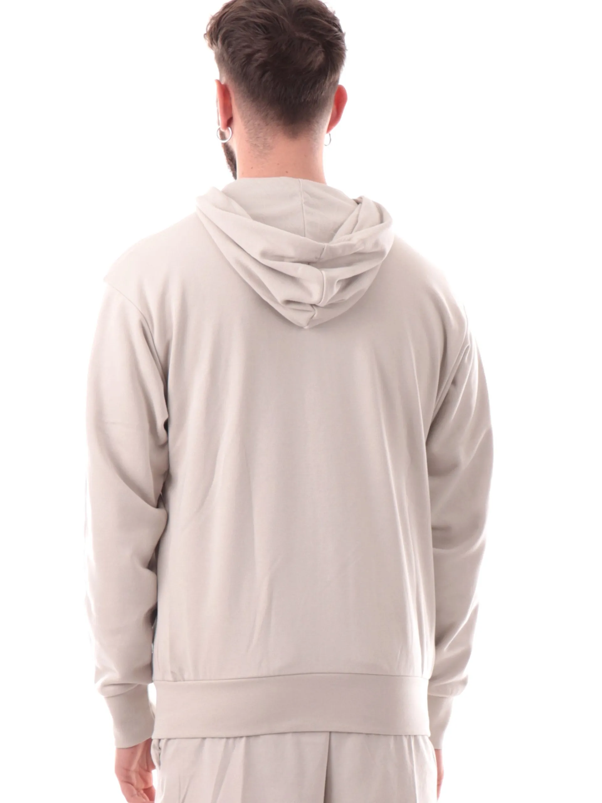 ADIDAS EQUIPMENT Felpe*Felpa Adidas beige da uomo full zip con cappuccio JE6340