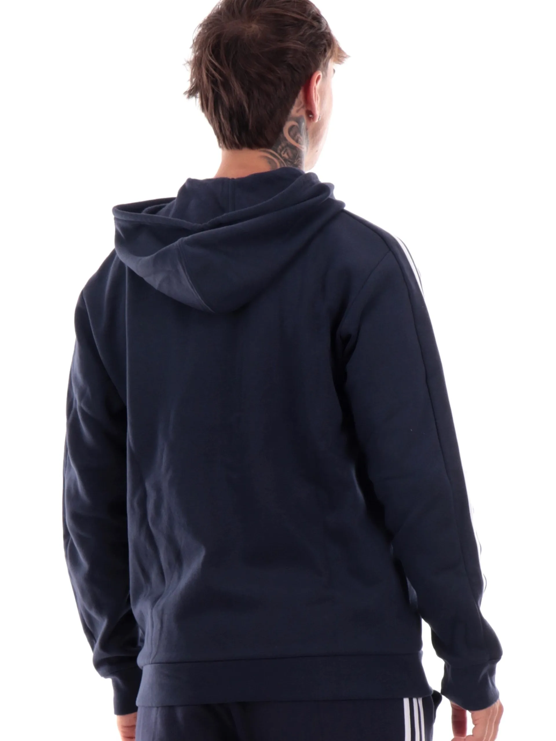 ADIDAS EQUIPMENT Felpe*Felpa Adidas blu da uomo full zip felpata IJ64