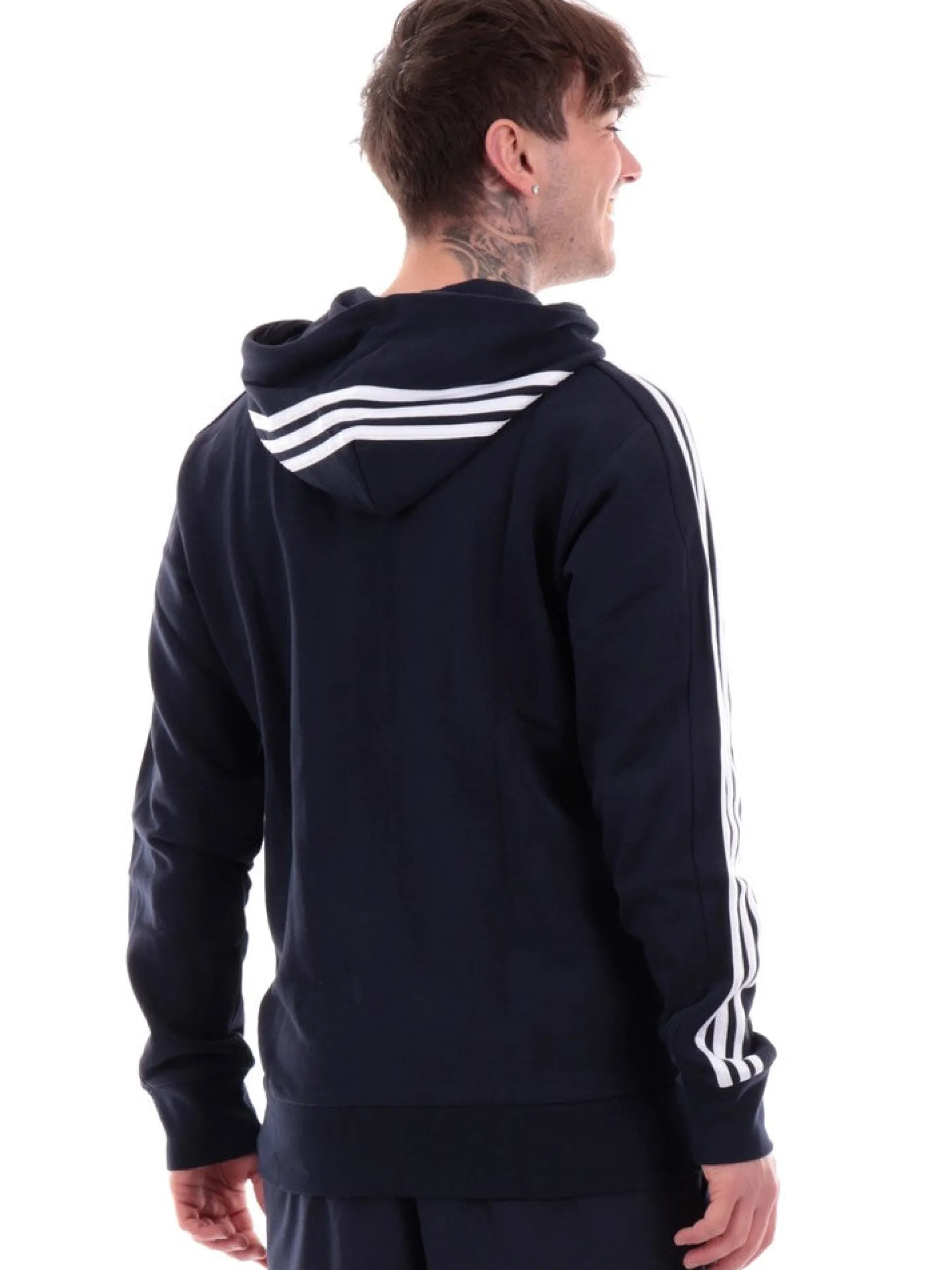 ADIDAS EQUIPMENT Felpe*Felpa Adidas blu da uomo 3Stripes IC04