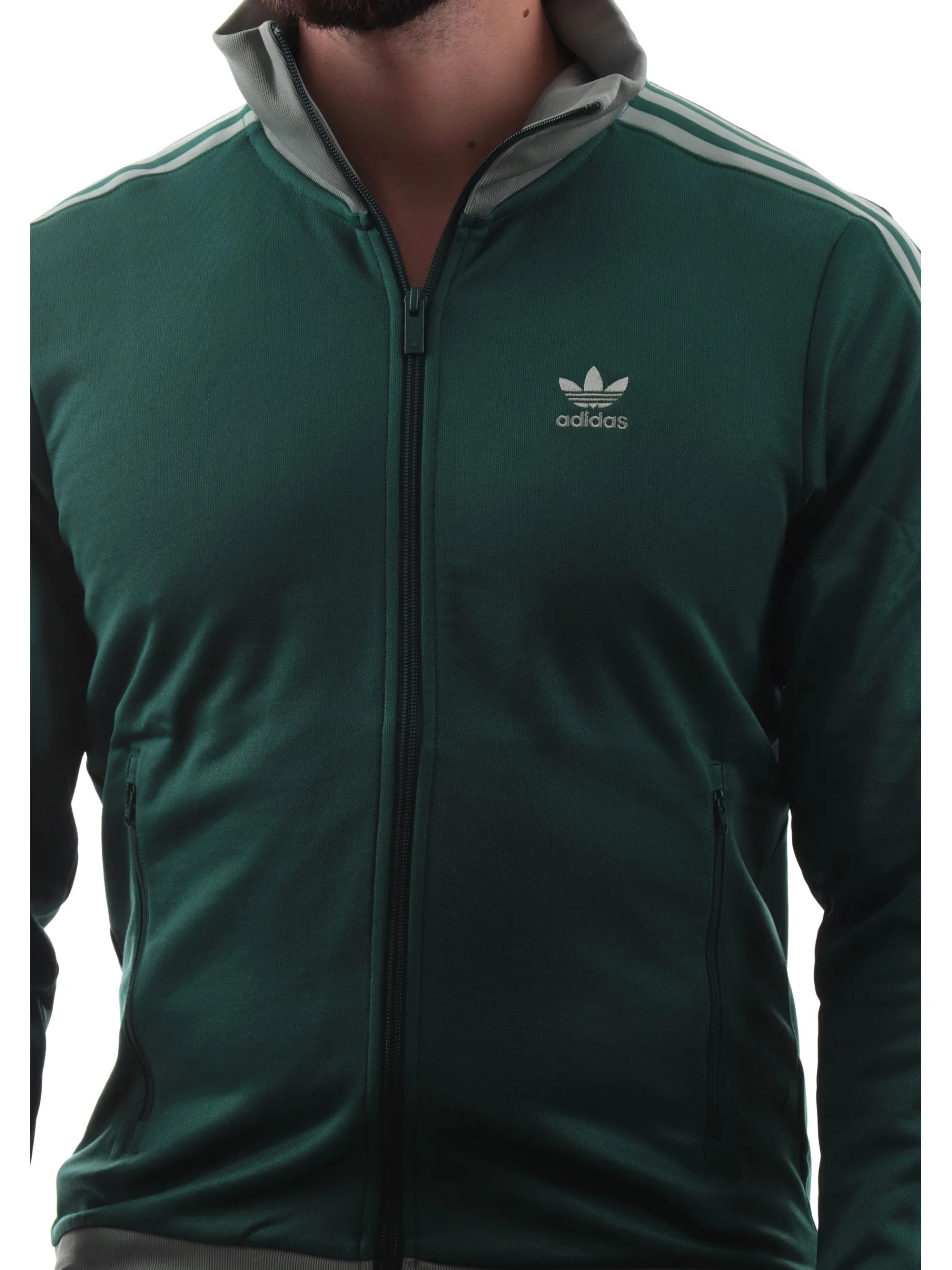 ADIDAS ORIGINALS Felpe*Felpa Adidas Verde da uomo 3 stripes JP2520