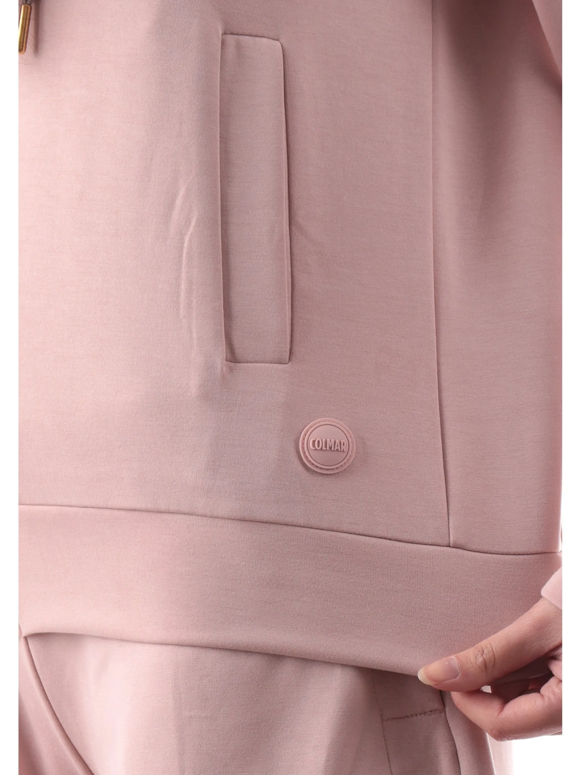 COLMAR Felpe*Felpa rosa da donna full zip con cappuccio 92101YH