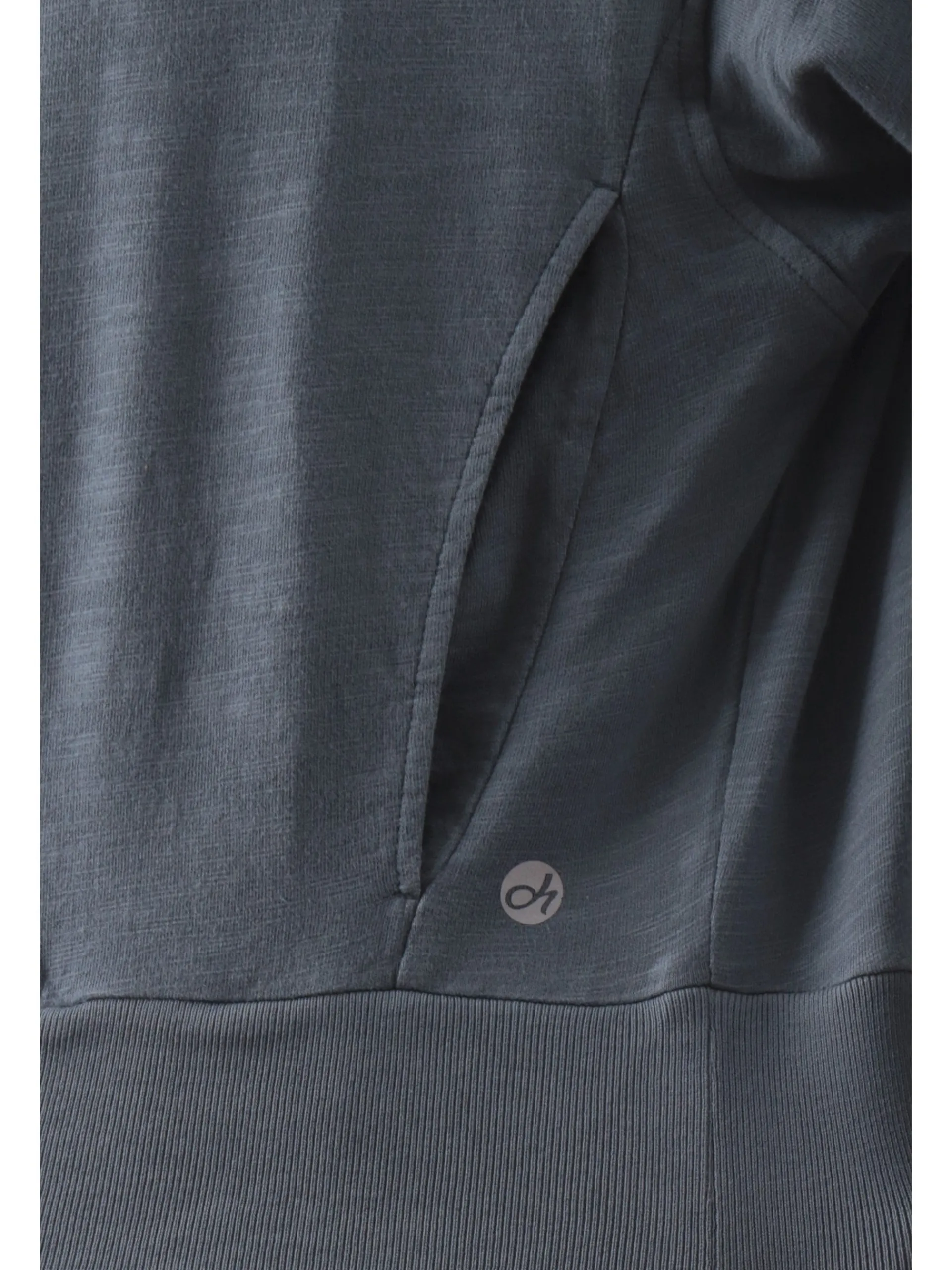 DEHA Felpe*Felpa blu da donna full zip crop D22332
