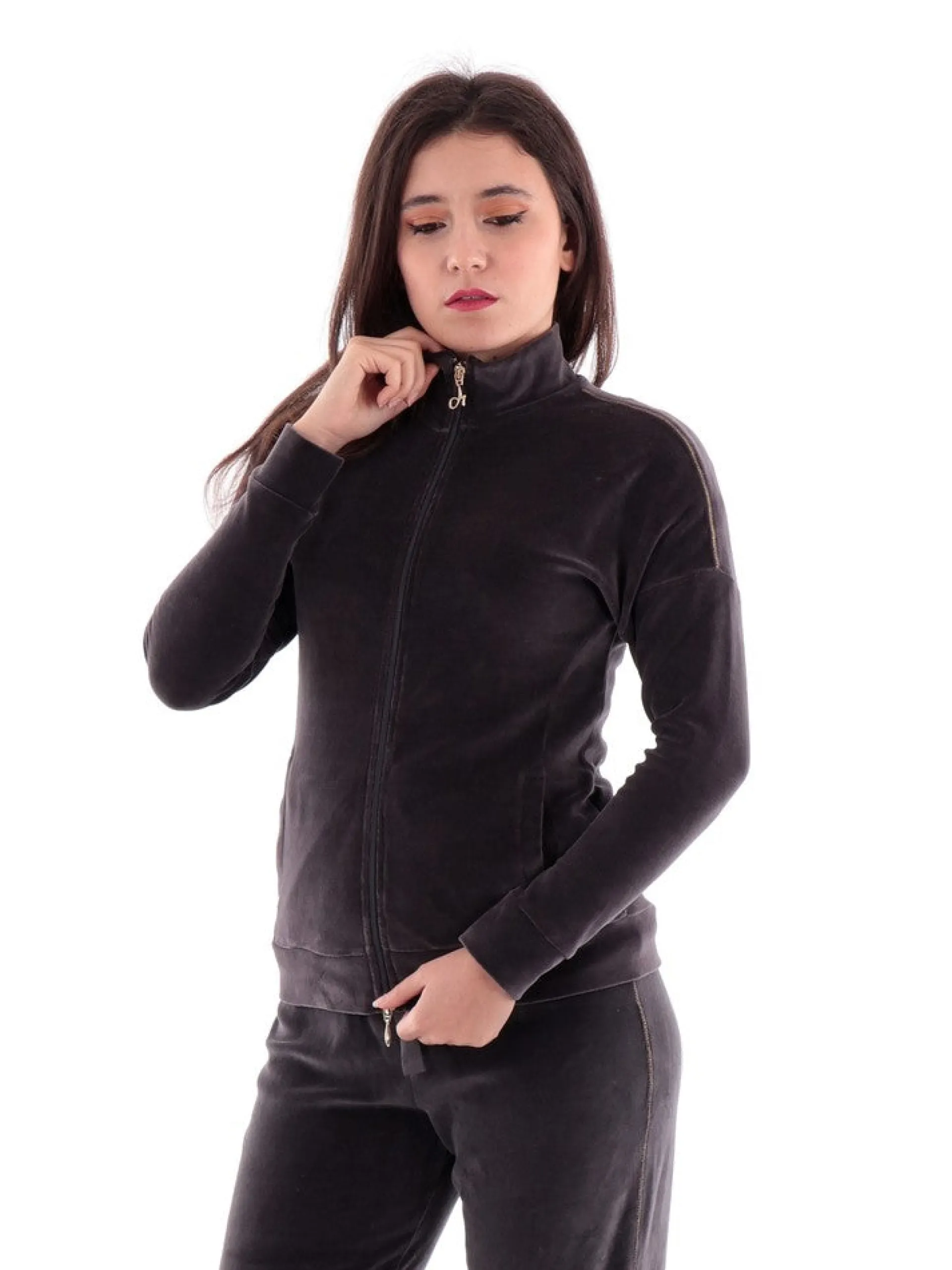 DEHA Felpe*Felpa Grigia da Donna B34562