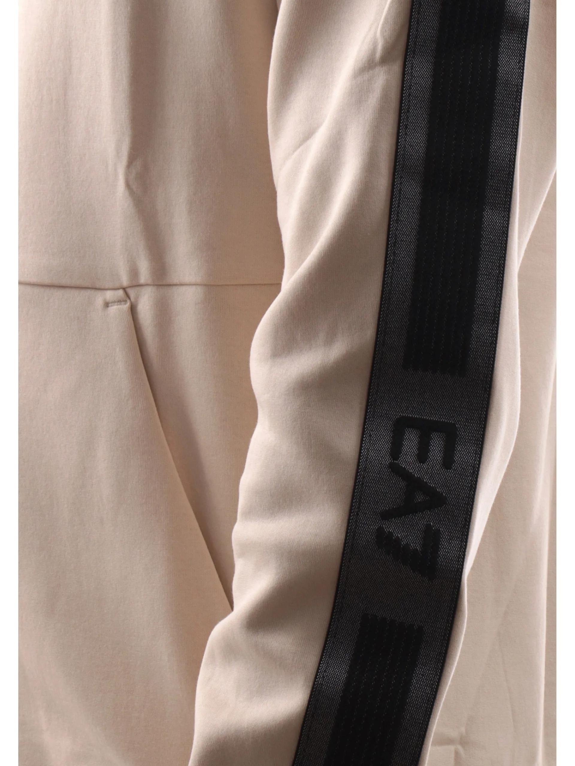 EMPORIO ARMANI 7 Felpe*Felpa Emporio Armani EA7 beige da uomo bande logate con cappuccio 7M000142AF126
