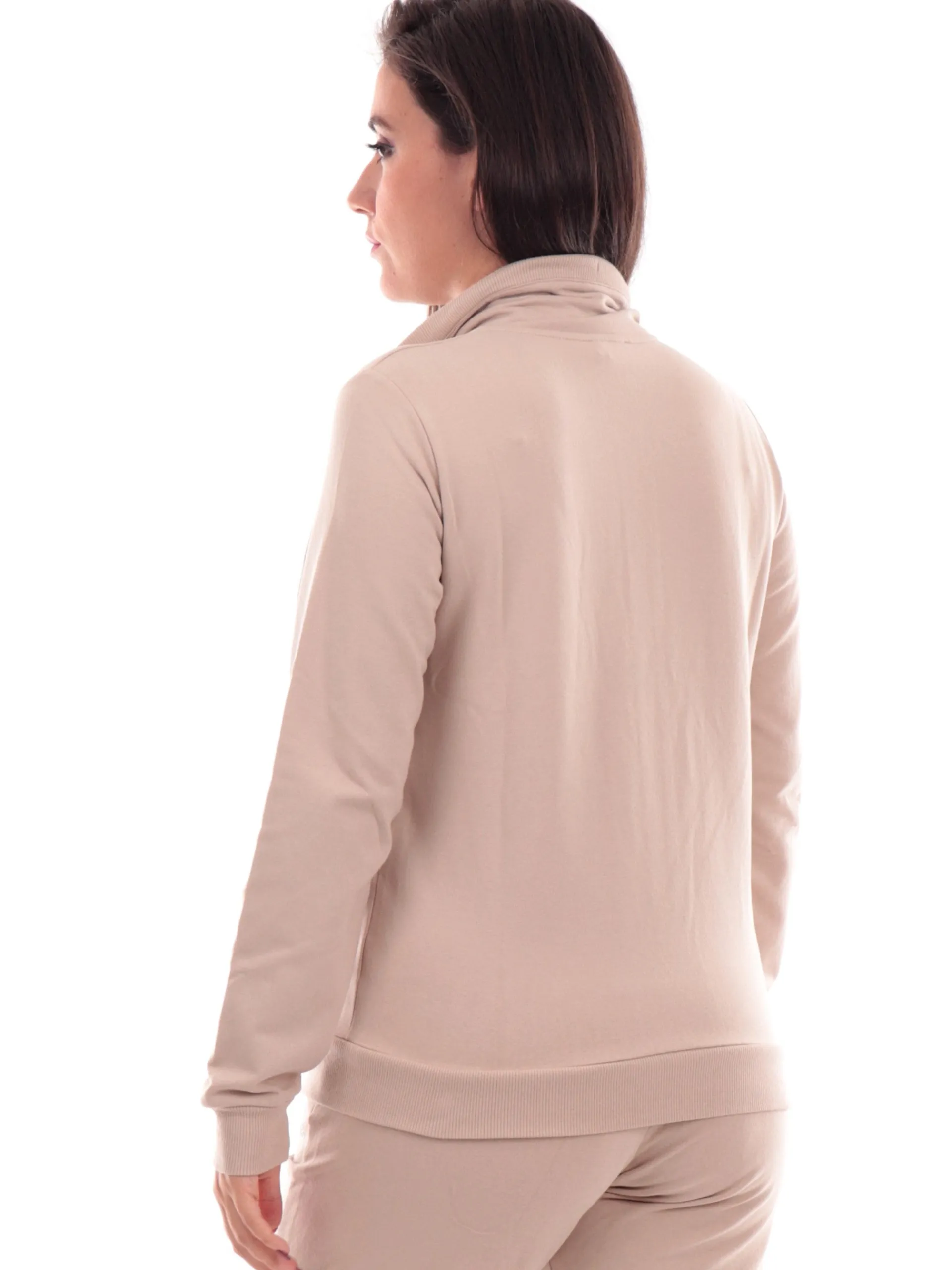 FREDDY Felpe*Felpa beige da donna full zip F4WTRS1