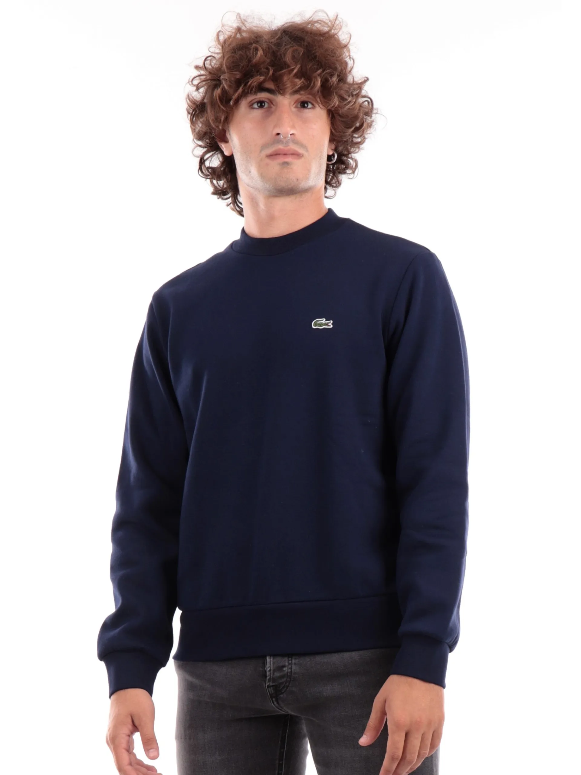 LACOSTE Felpe*Felpa blu da uomo SH9608