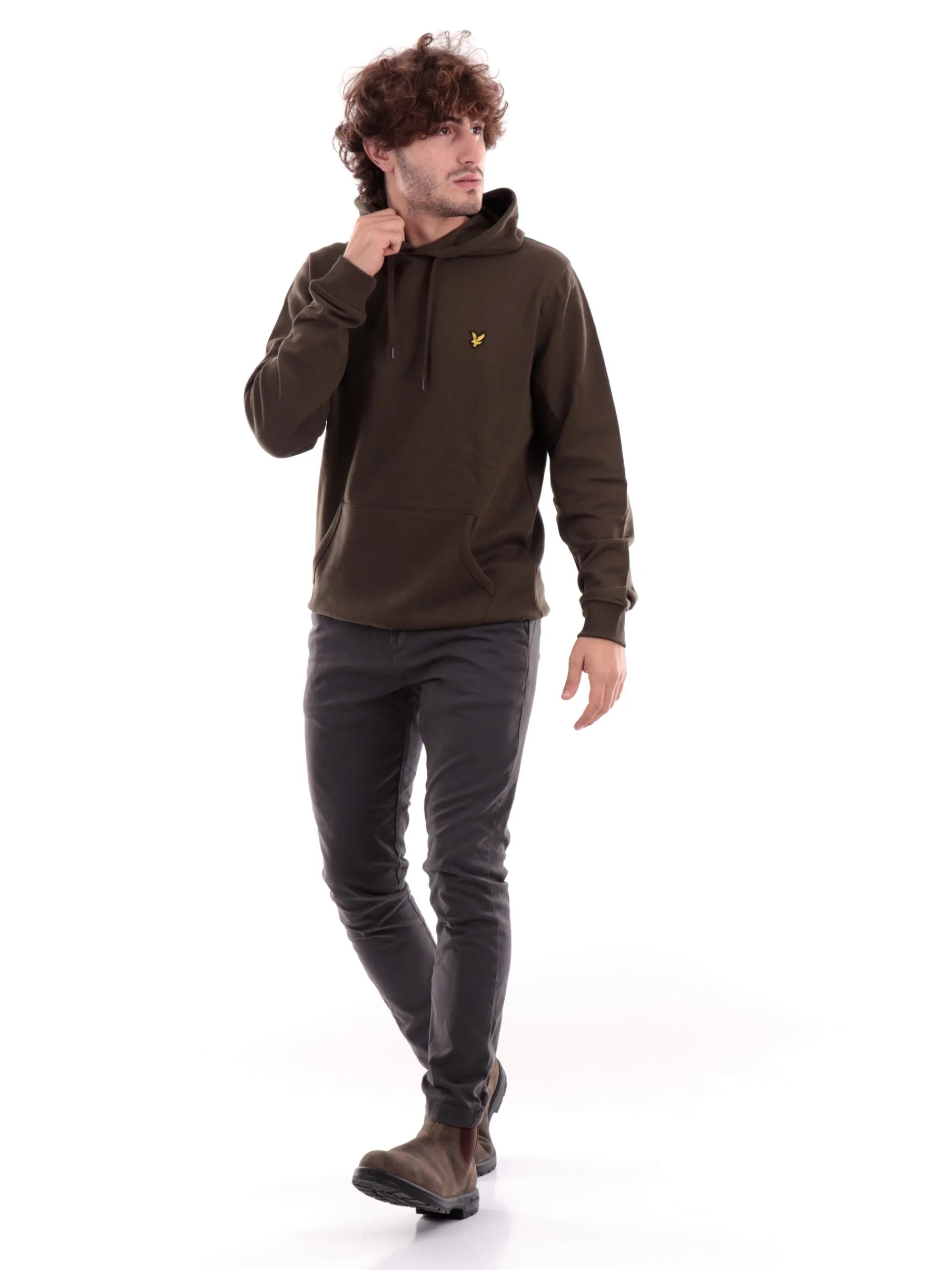 LYLE & SCOTT Felpe*Felpa Lyle and Scott verde da uomo Hoodie ML1139V