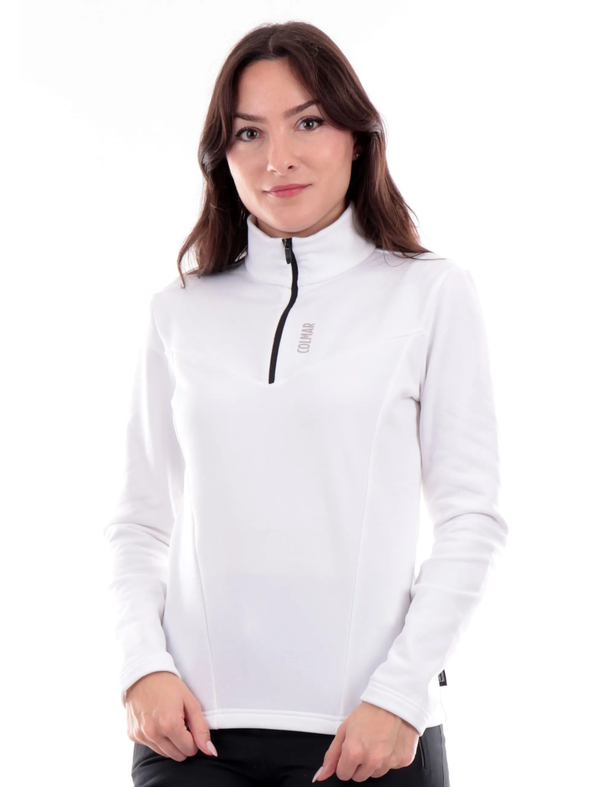 COLMAR NEVE E OUTDOOR Abbigliamento|Maglie*Felpa neve Colmar bianca da donna 93345WU