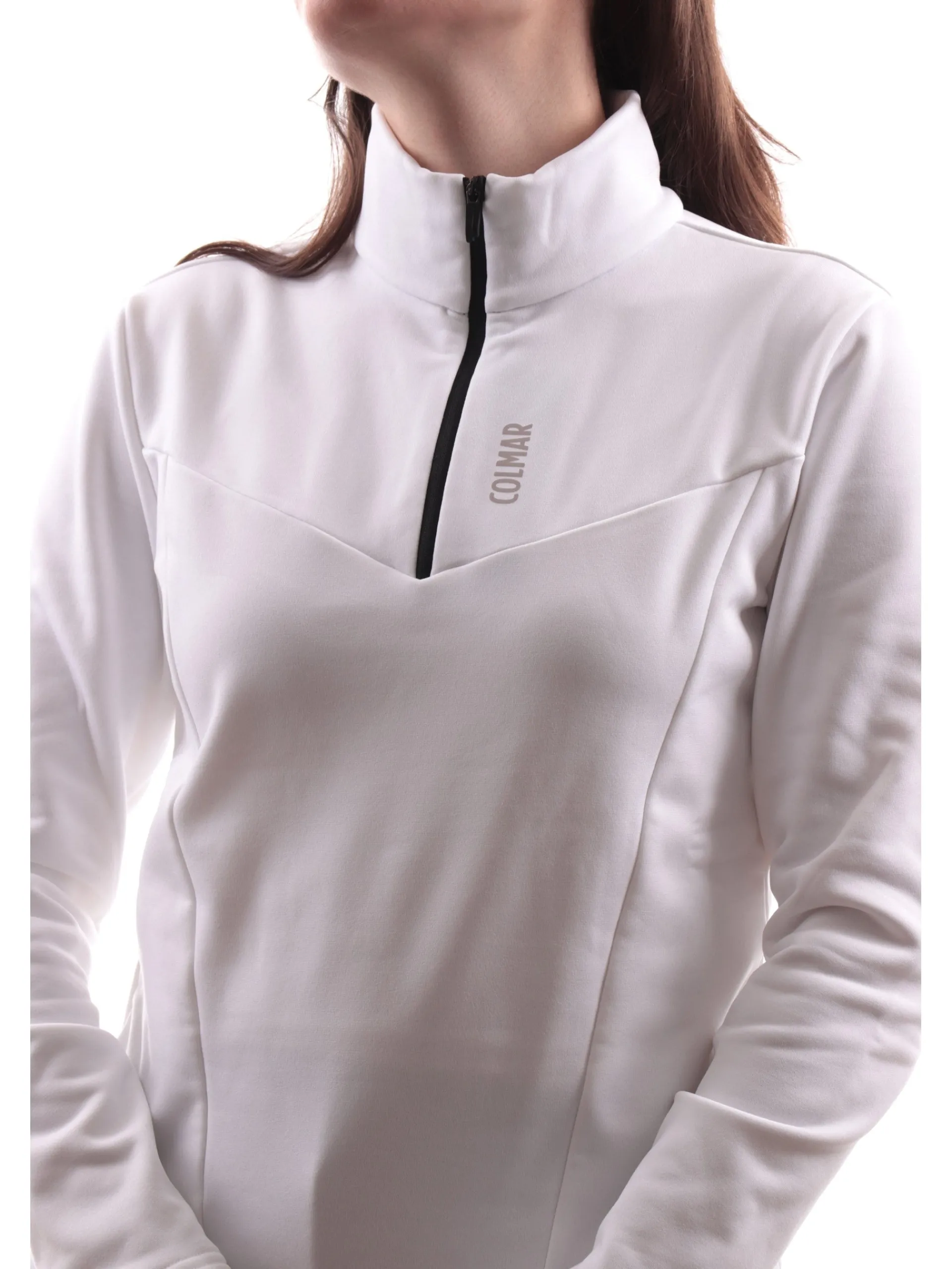 COLMAR NEVE E OUTDOOR Abbigliamento|Maglie*Felpa neve Colmar bianca da donna 93345WU