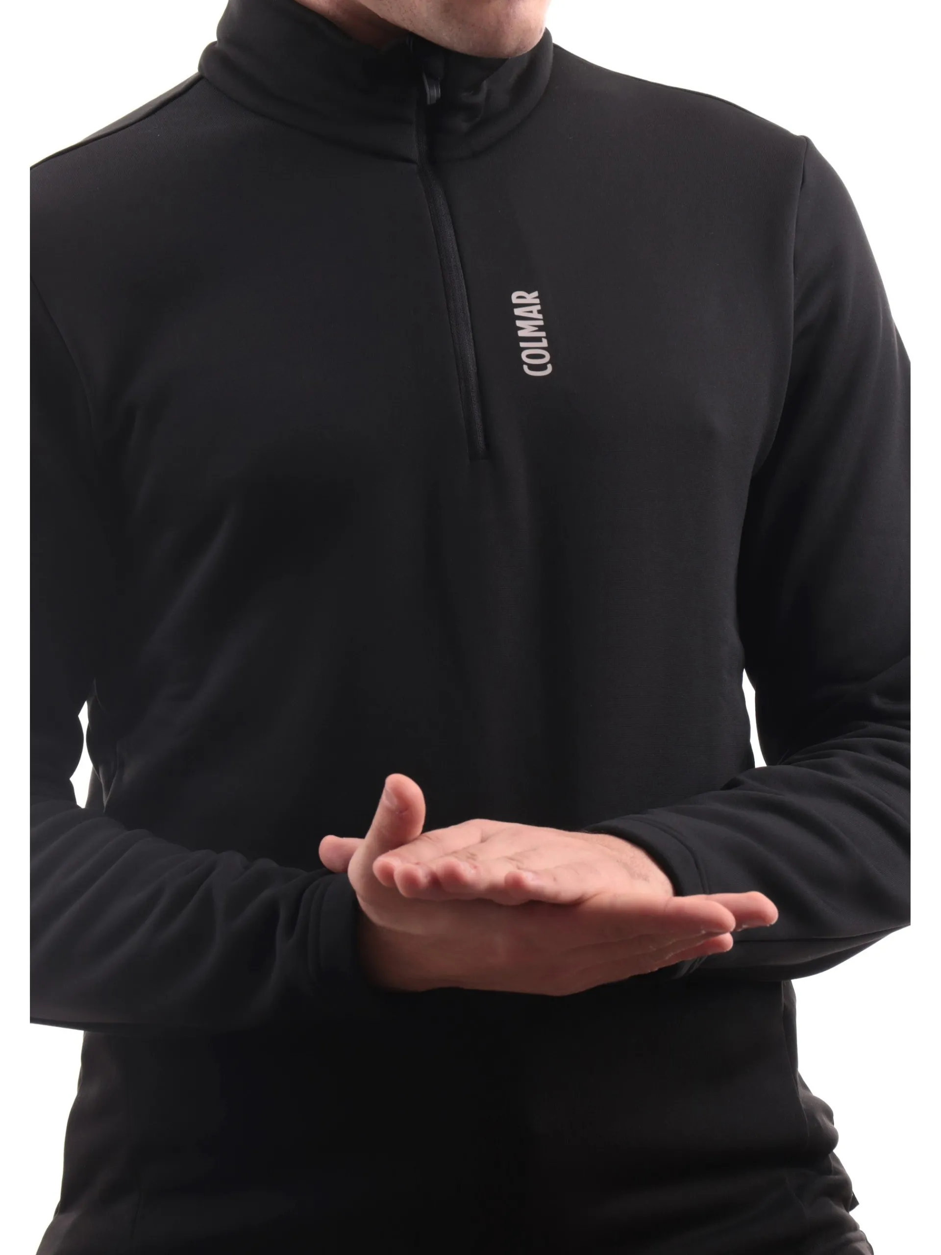 COLMAR NEVE E OUTDOOR Abbigliamento|Maglie*Felpa neve Colmar nera da uomo 83215WU
