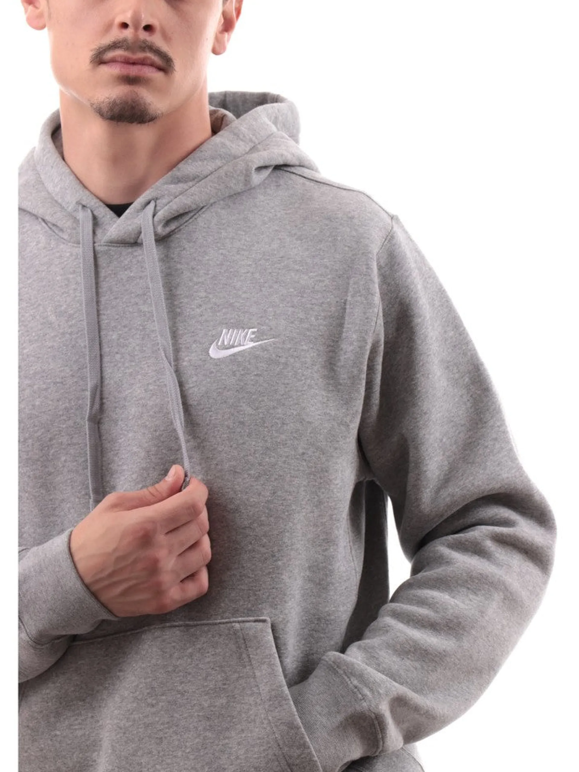NIKE Felpe*Felpa grigia da uomo Hoodie BV2654