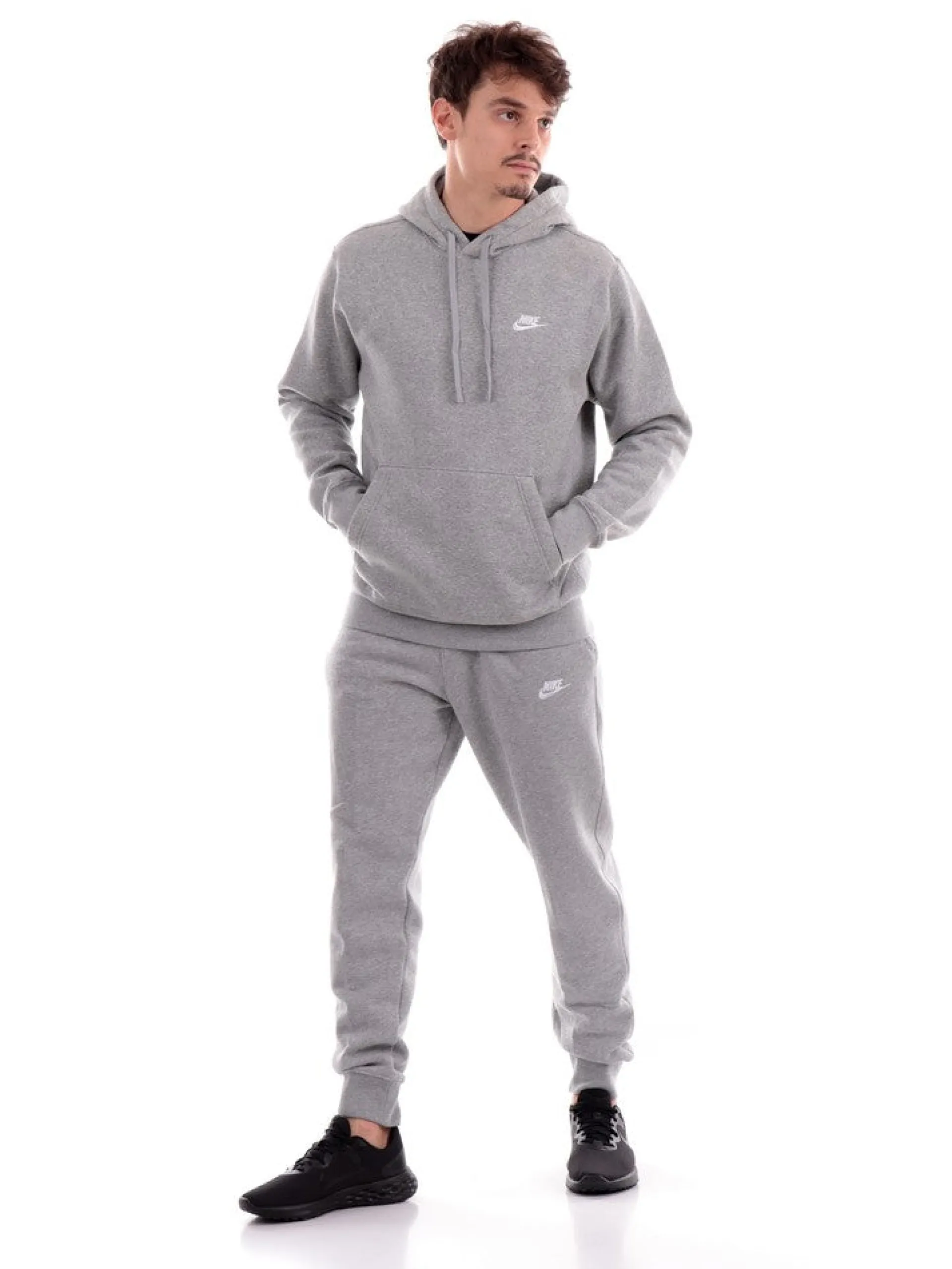 NIKE Felpe*Felpa grigia da uomo Hoodie BV2654