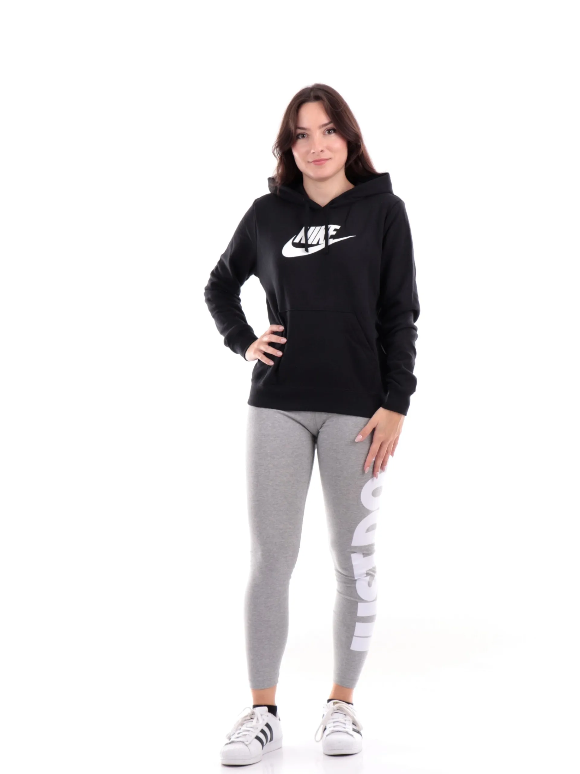 NIKE Felpe*Felpa nera da donna NSW Club DQ5775
