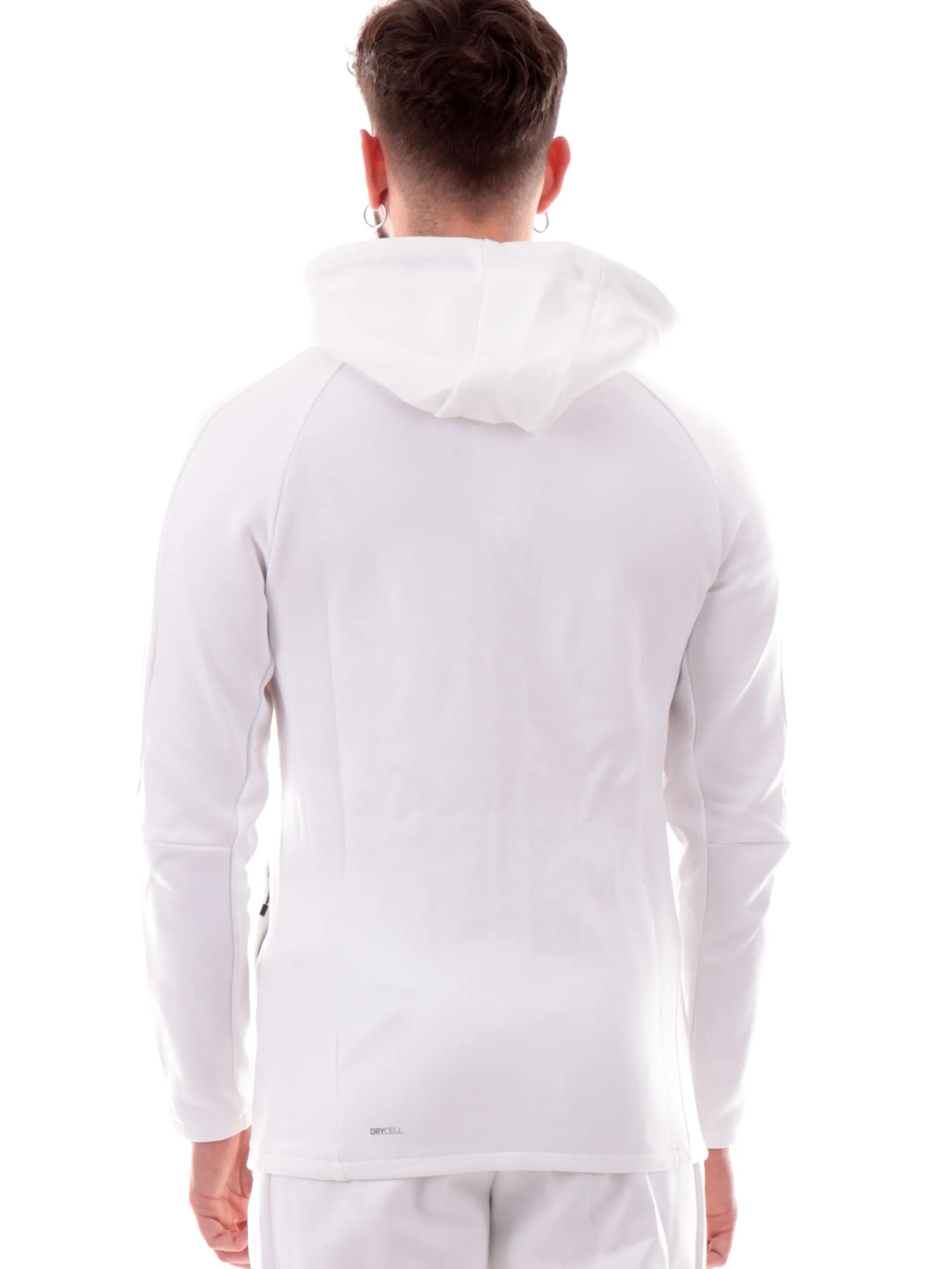 PUMA Felpe*Felpa Evostripe bianca da uomo full zip con cappuccio 684613