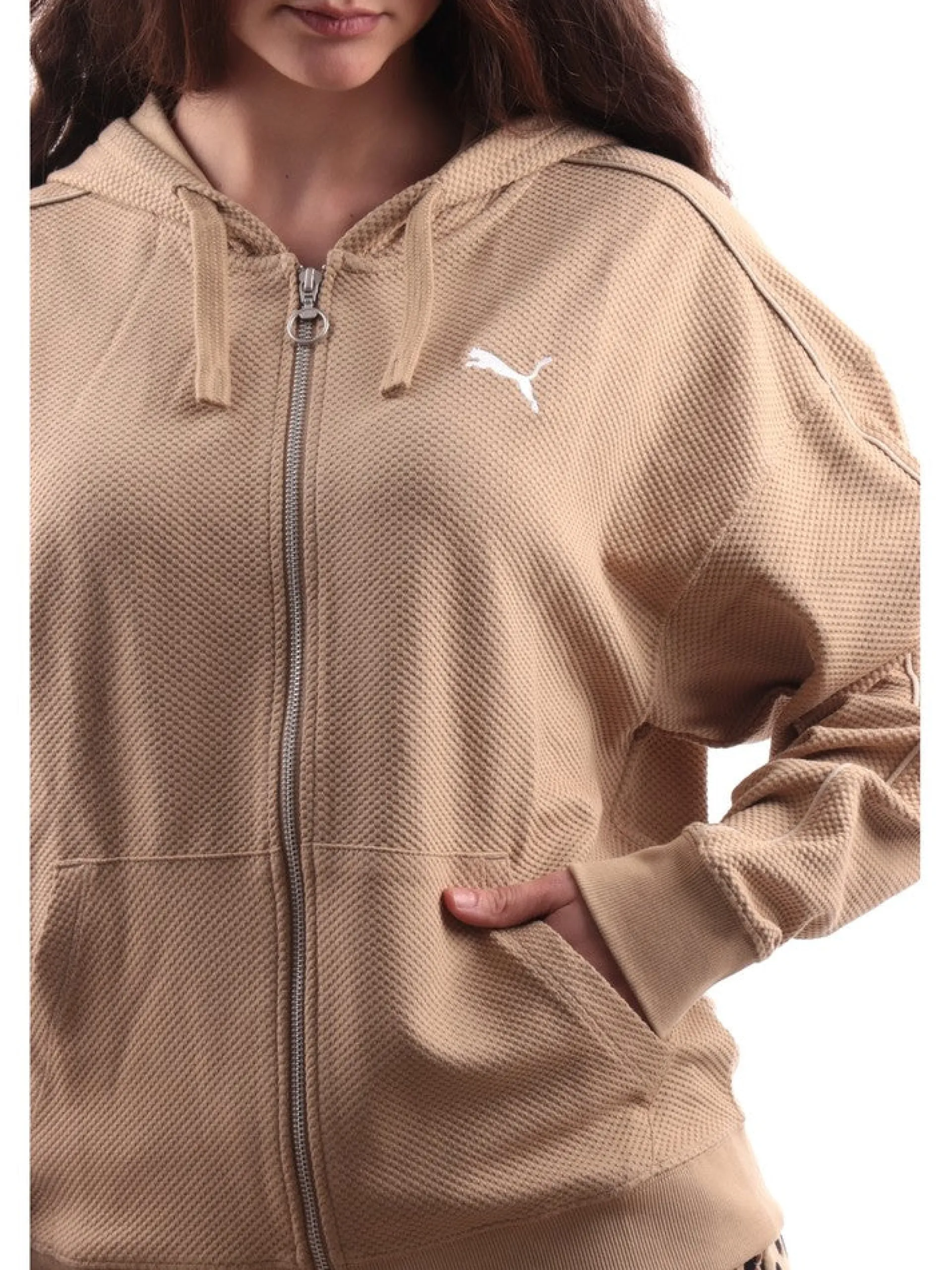 PUMA Felpe*Felpa marrone da donna 677882