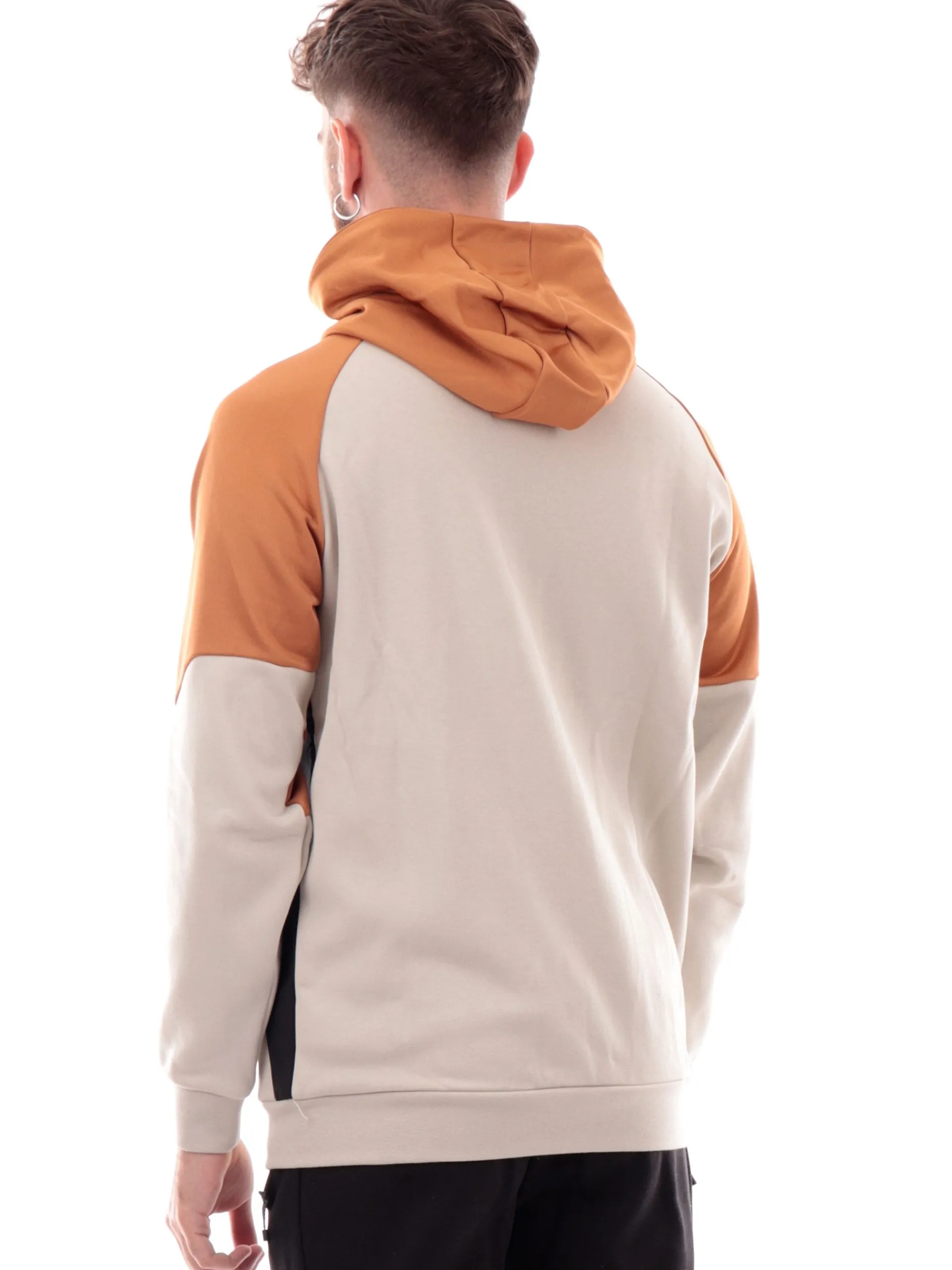 PUMA Felpe*Felpa marrone e beige da uomo Tech Bicolore 626813
